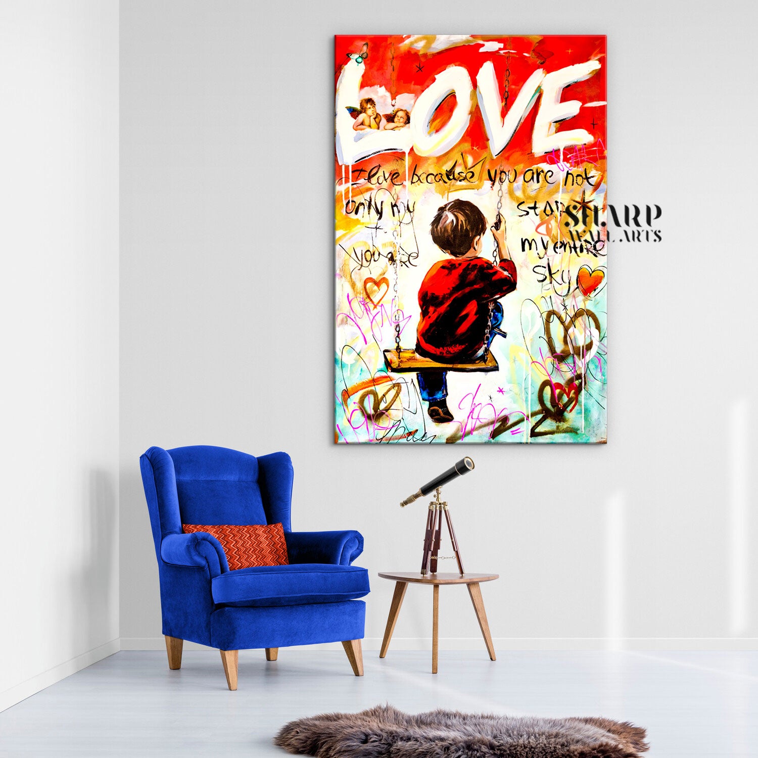 Love Quote Canvas Wall Art