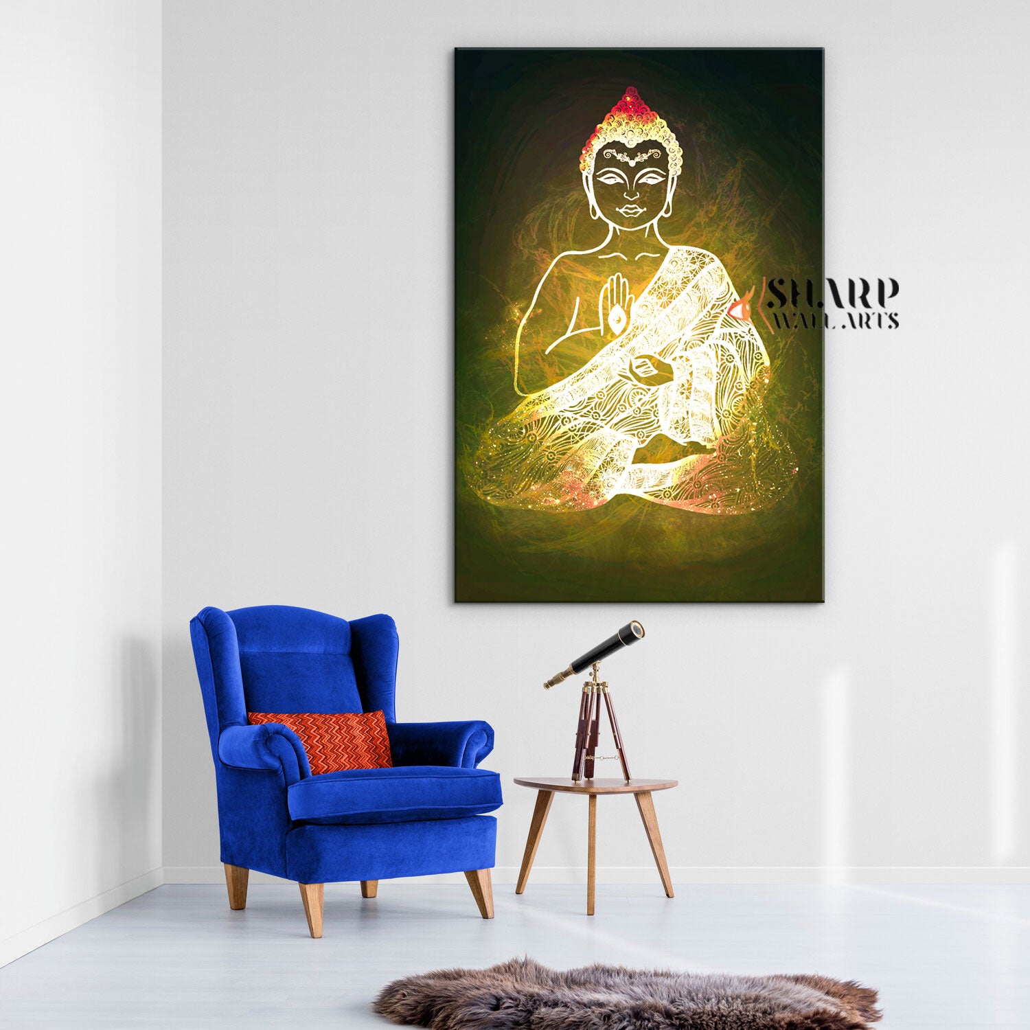 Buddha Enlightenment Canvas Wall Art