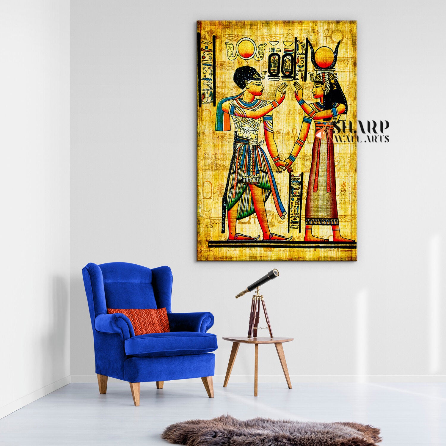 Egyptian Pharaohs Canvas Wall Art