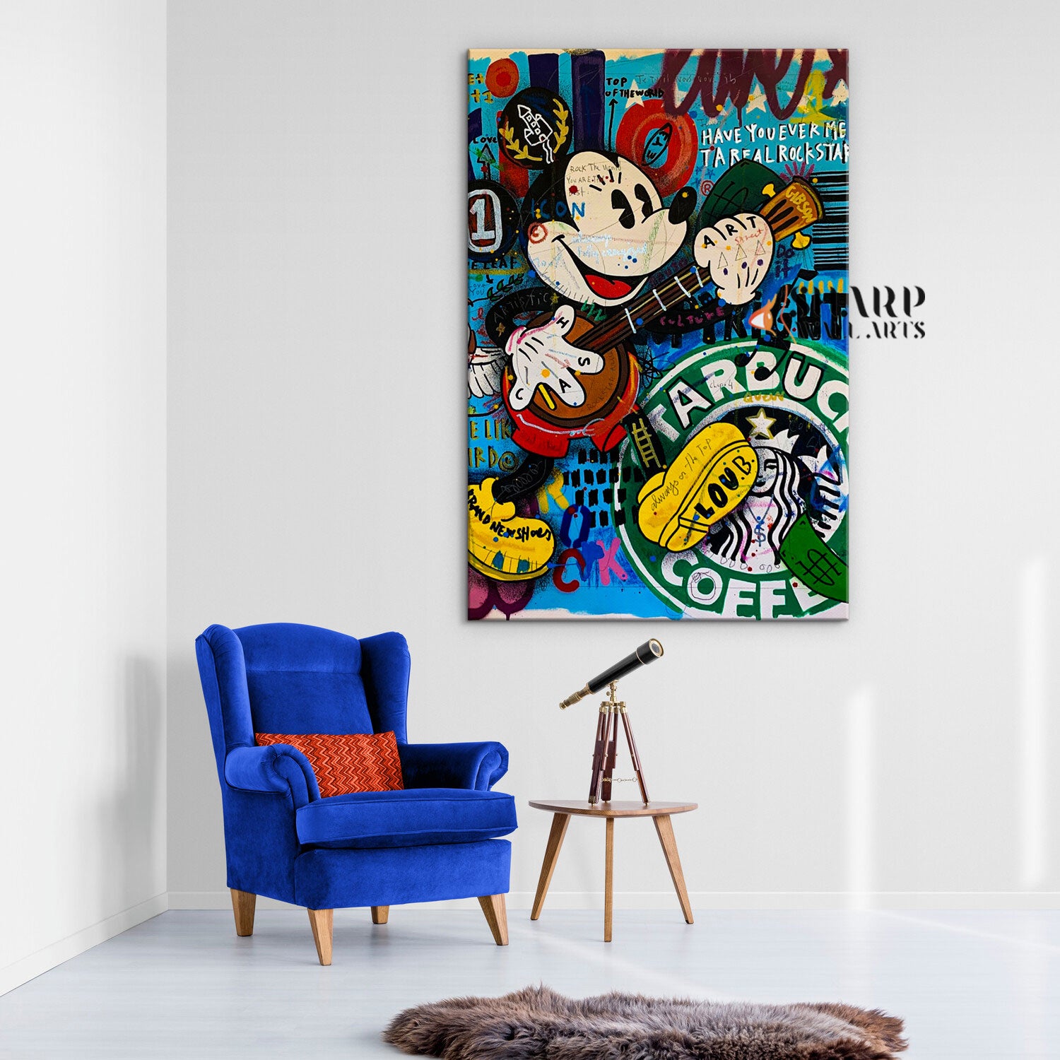 Mickey Mouse Wall Art Canvas