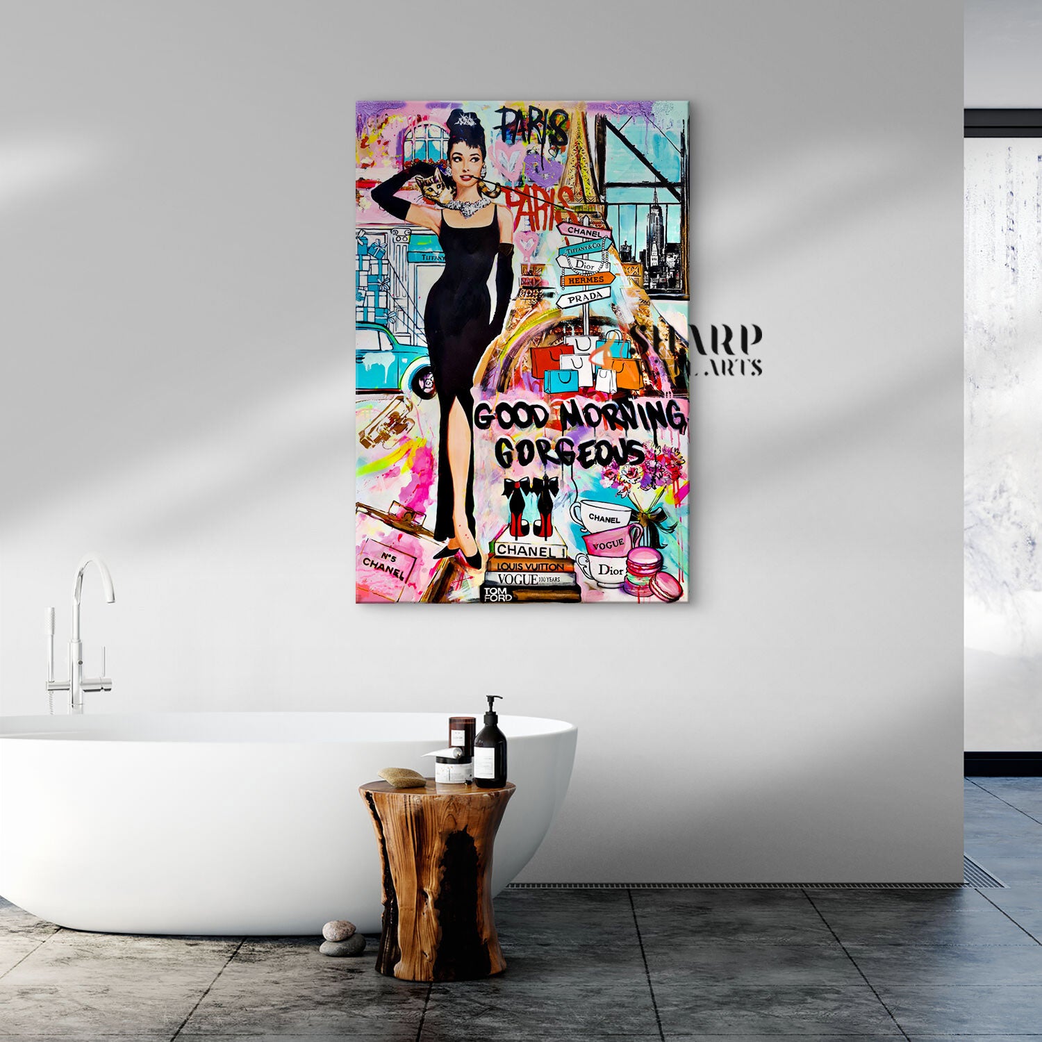 Audrey Hepburn B | Canvas Wall Art | 16x20 | Great Big Canvas