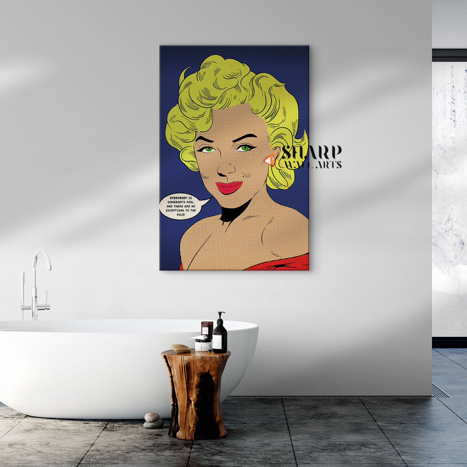 Marilyn Monroe Quote Wall Art Canvas