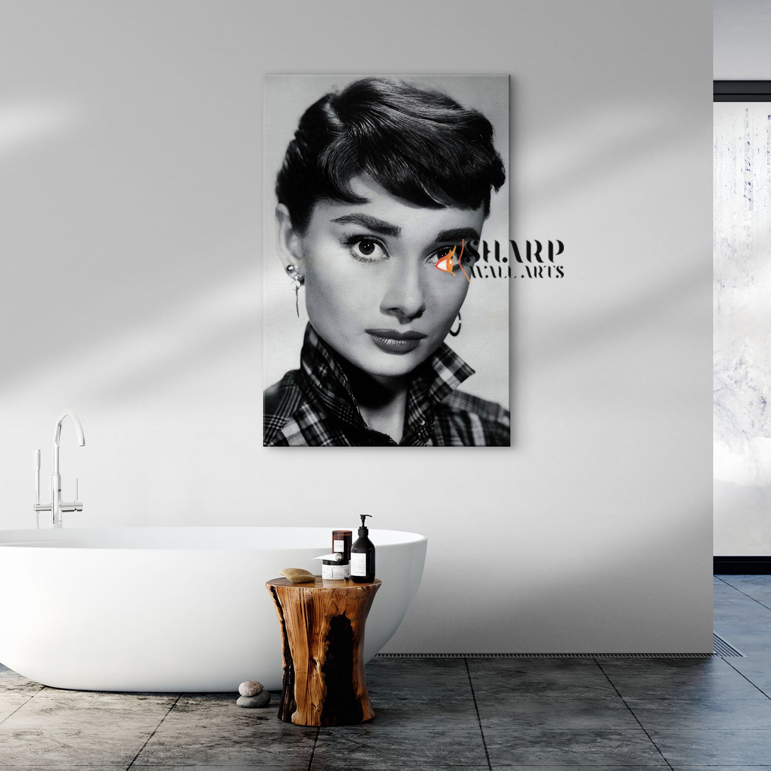 Audrey Hepburn Hollywood Actress Wall Art Canvas
