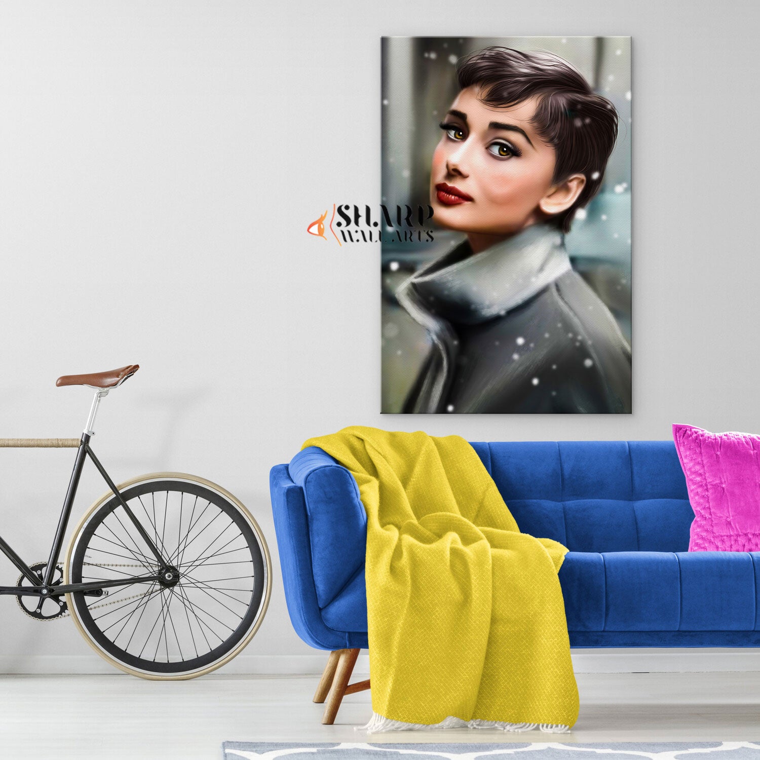 Audrey Hepburn Iconic Wall Art Canvas