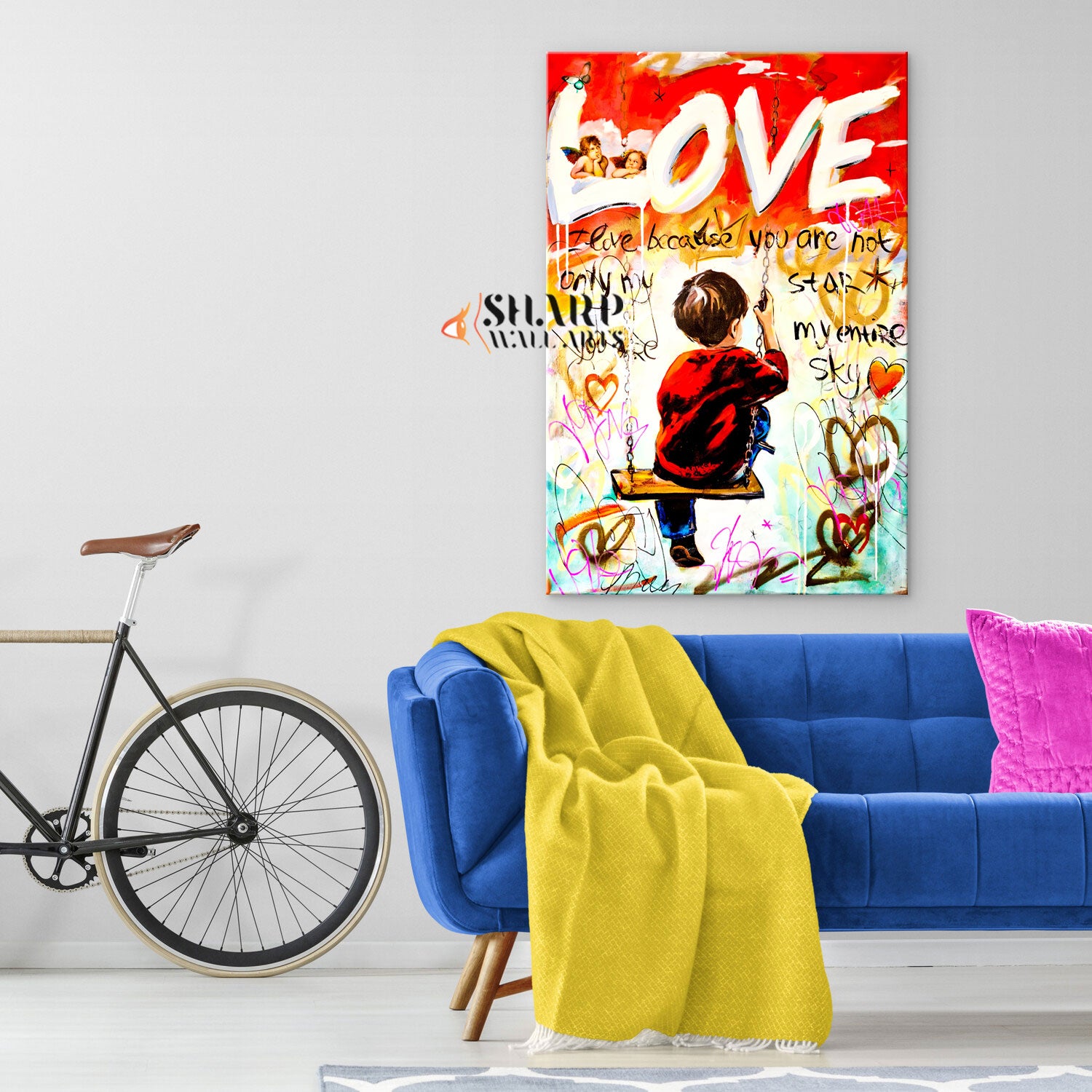 Love Quote Canvas Wall Art
