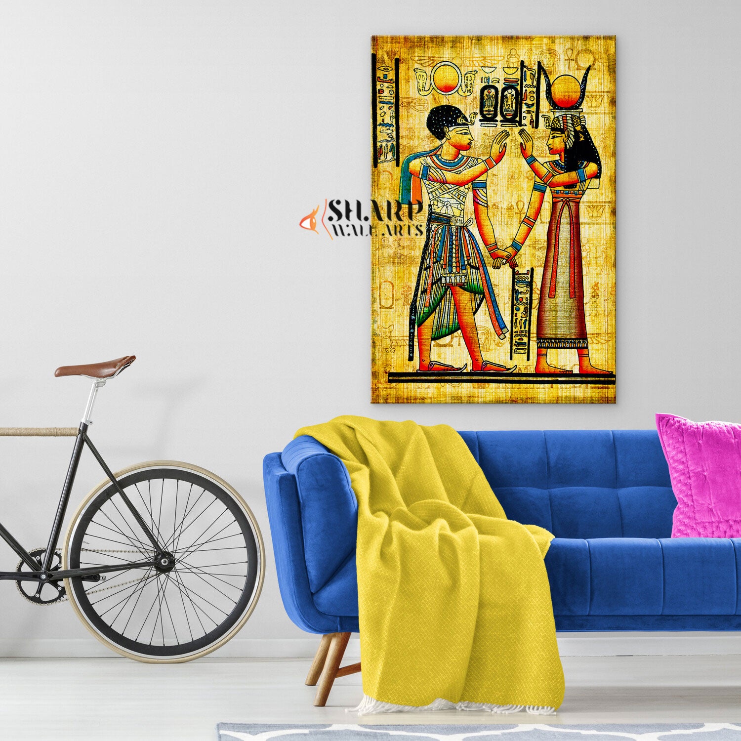 Egyptian Pharaohs Canvas Wall Art