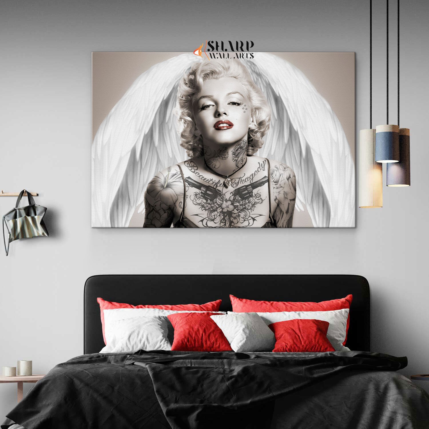 Marilyn Monroe Angel Canvas Wall Art