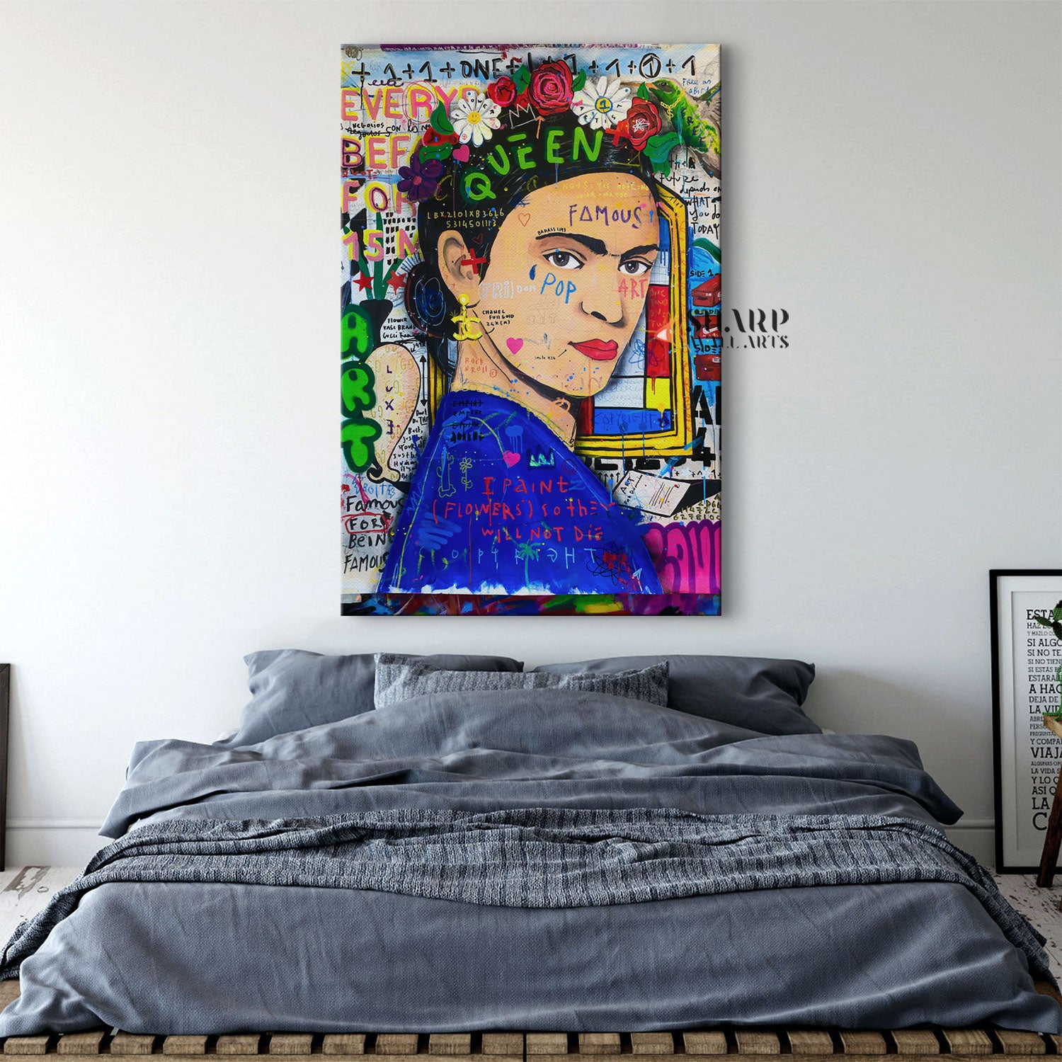 Frida Kahlo Famous Pop Art Canvas Print