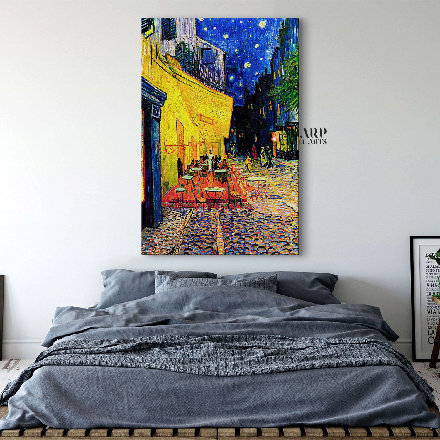 Vincent van Gogh Cafe Terrace at Night Canvas Wall Art