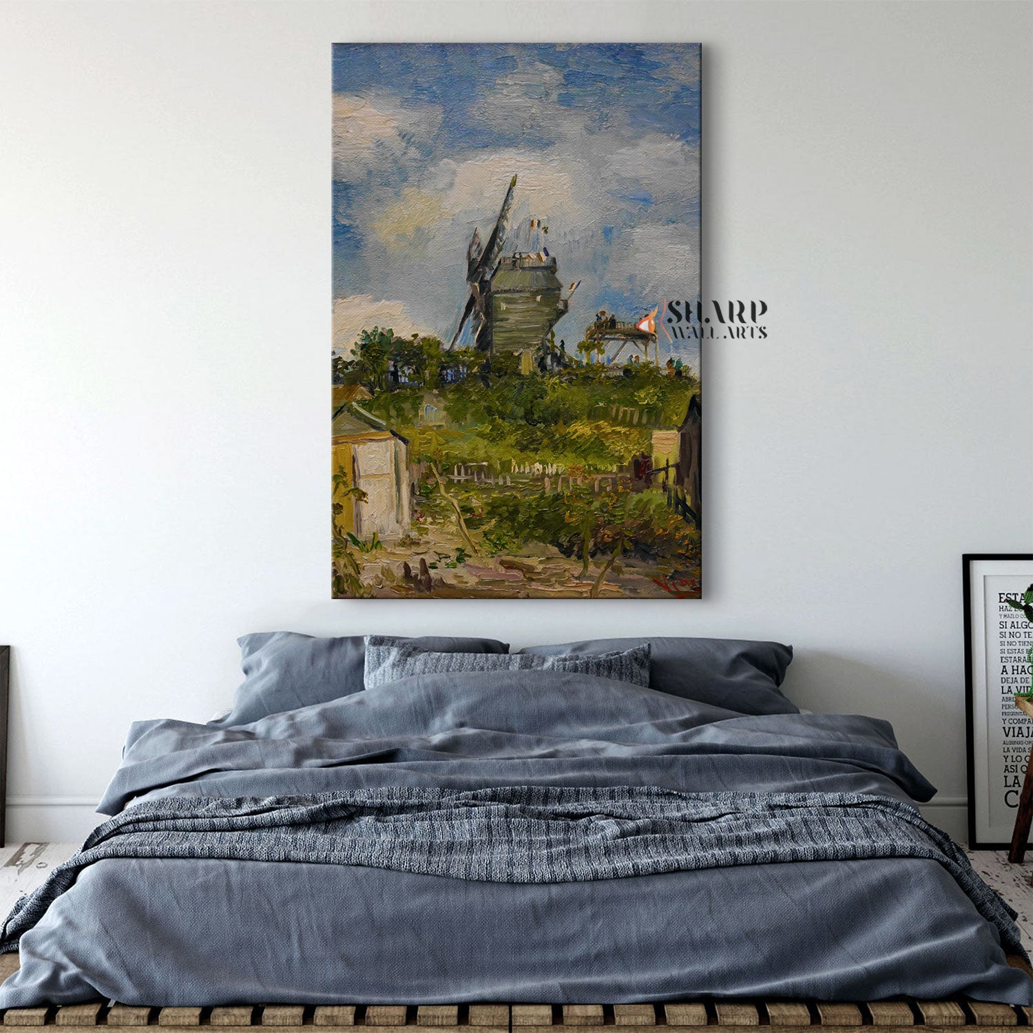 Vincent Van Gogh Le Blute-Fin Mill Canvas Wall Art