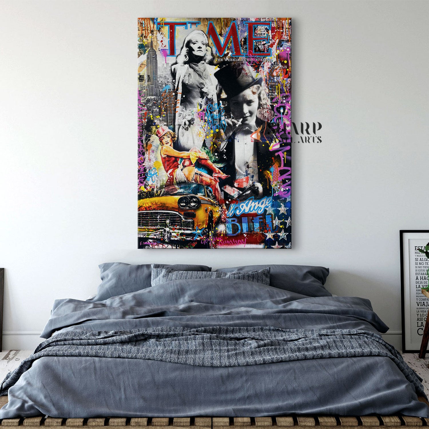 Famous New York Cover Magazine Canvas Wall Art