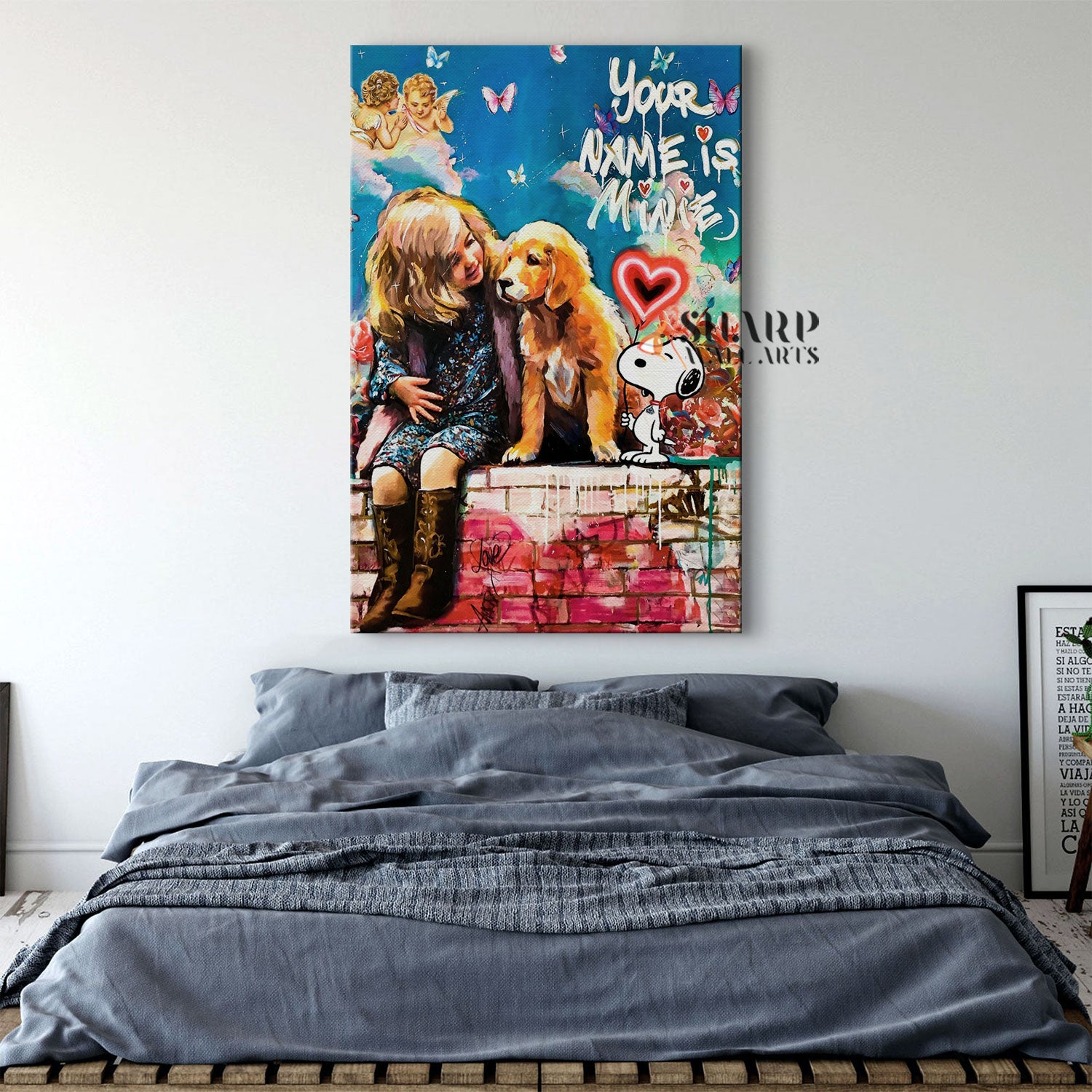 Your Name Is Minie Canvas Wall Art
