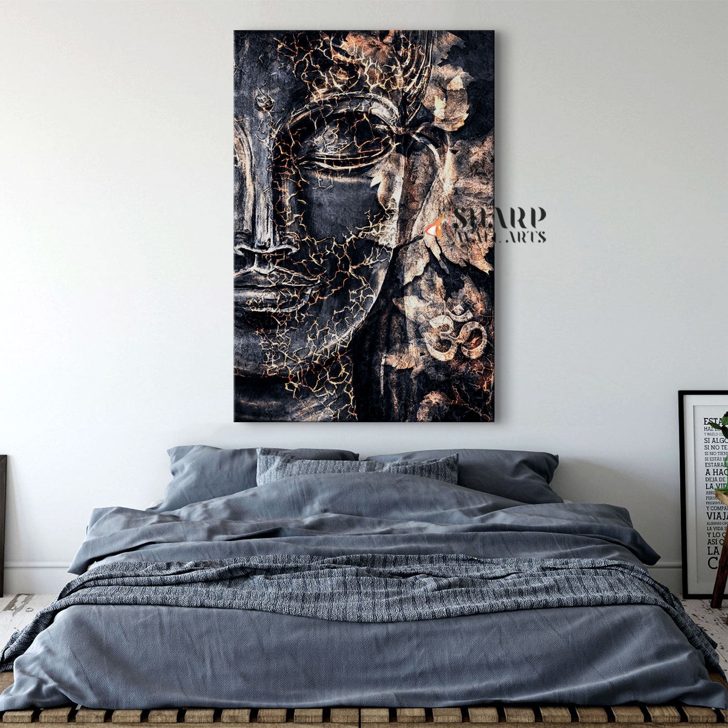 Buddha Face Canvas Wall Art