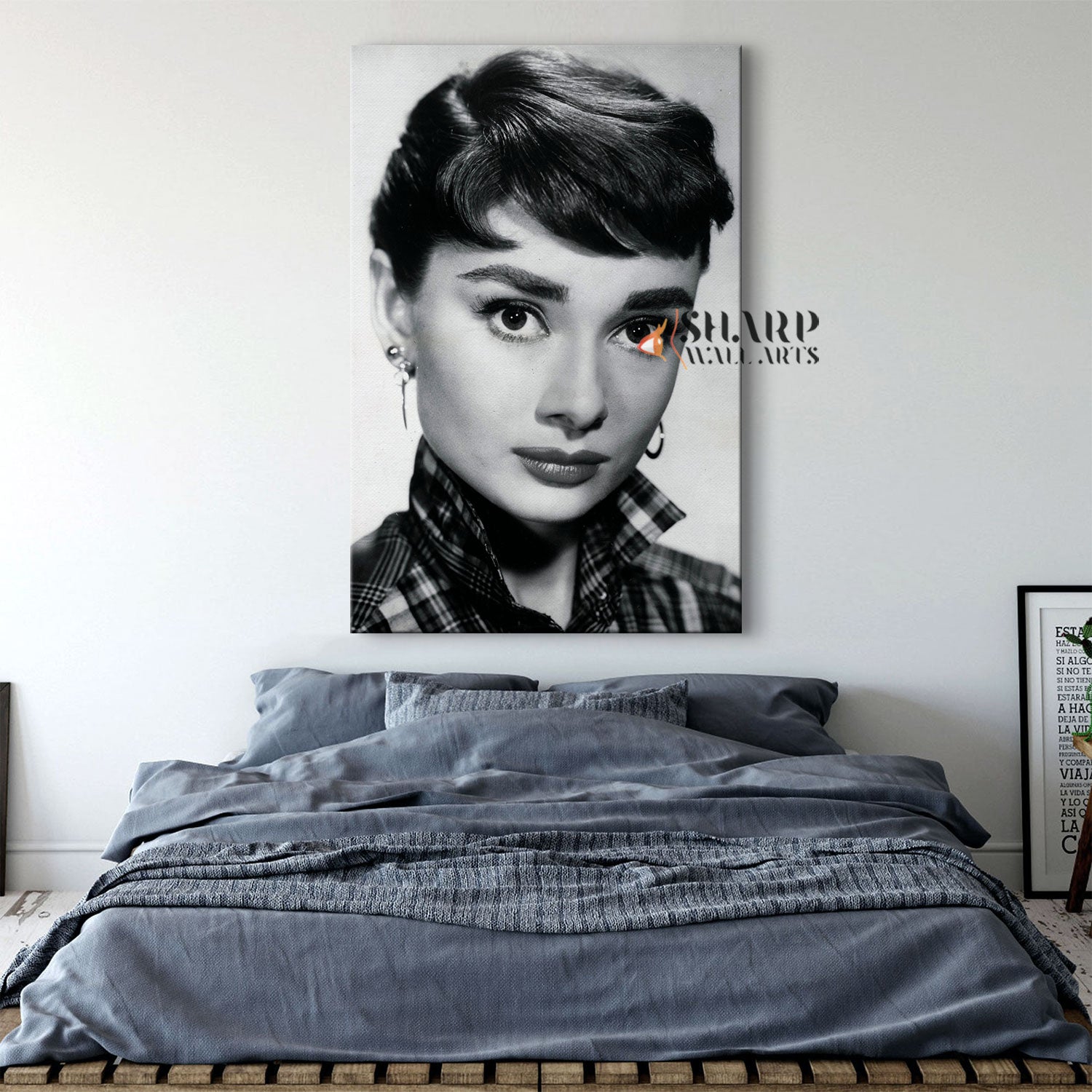 Audrey Hepburn Hollywood Actress Wall Art Canvas
