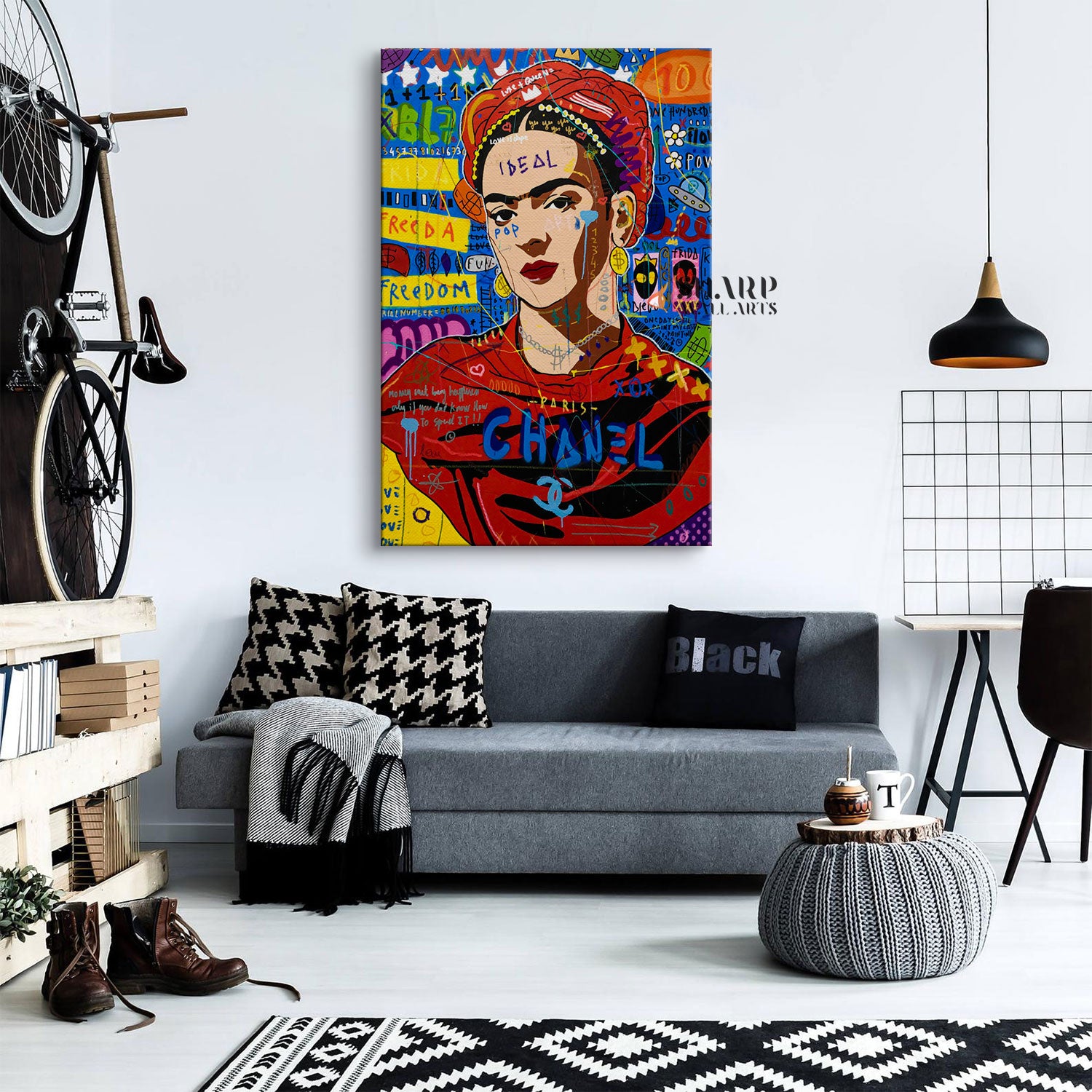 Frida Kahlo Ideal Pop Art Wall Canvas