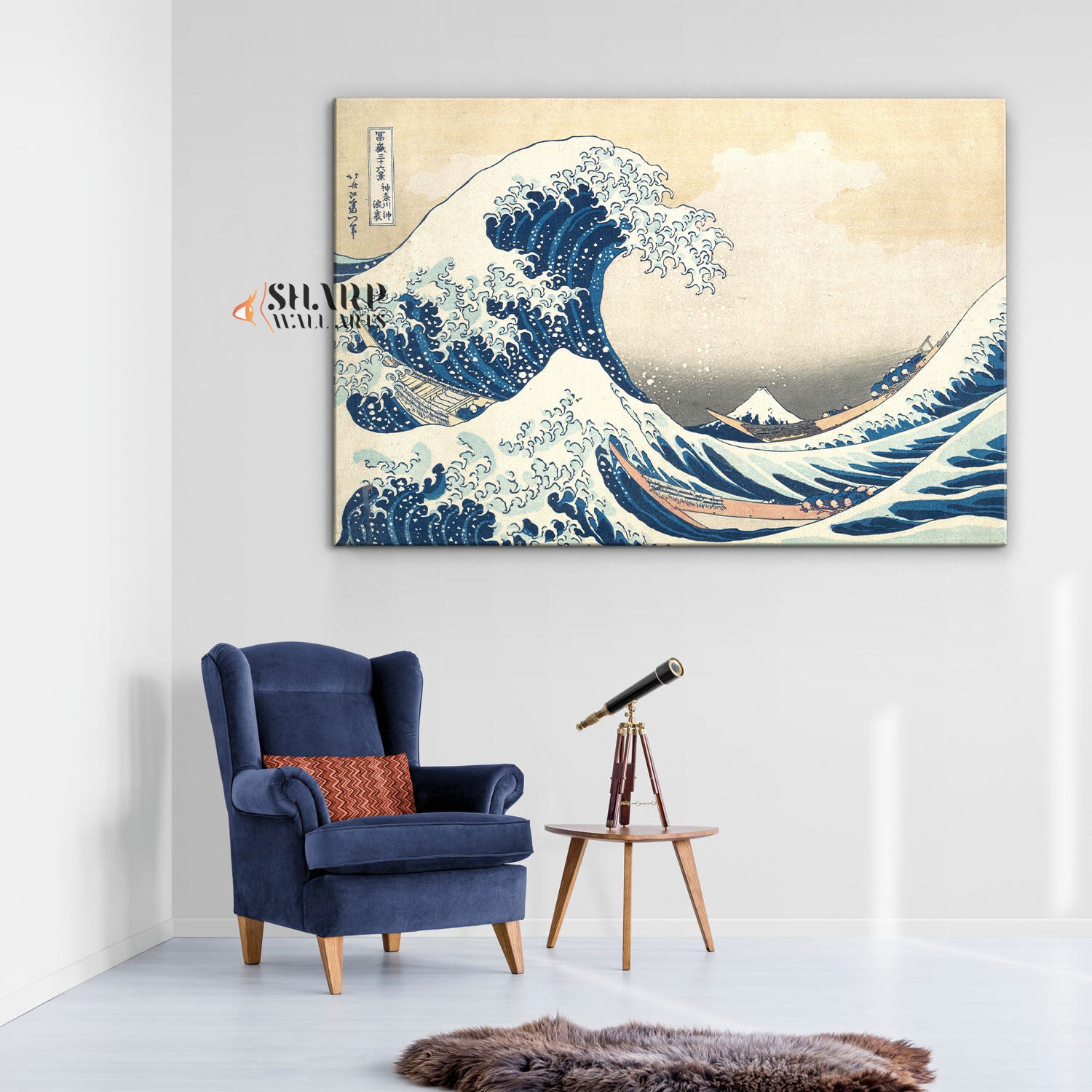 The Great Wave Off Kanagawa Canvas Wall Art