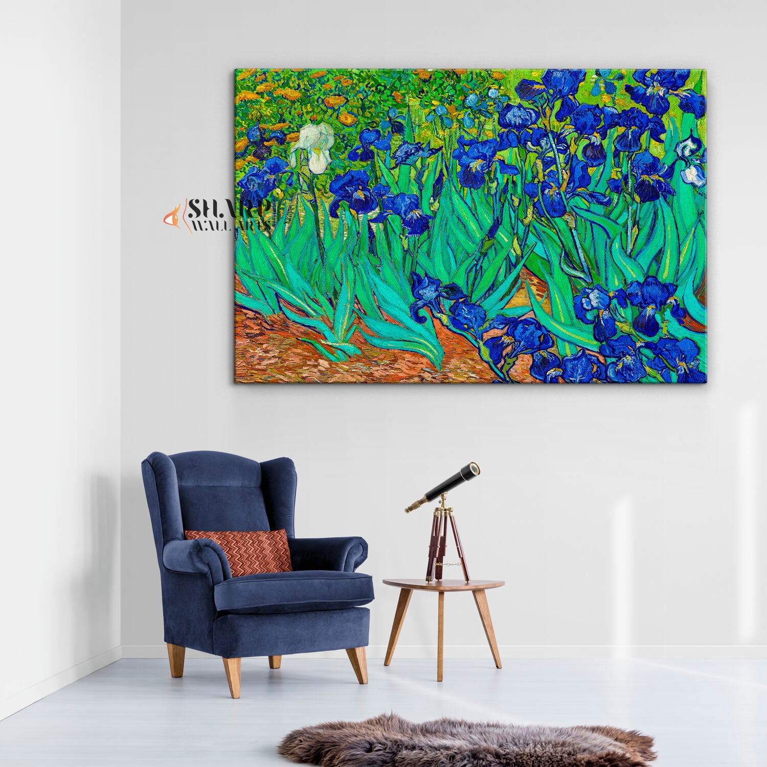 Vincent van Gogh Irises Canvas Wall Art