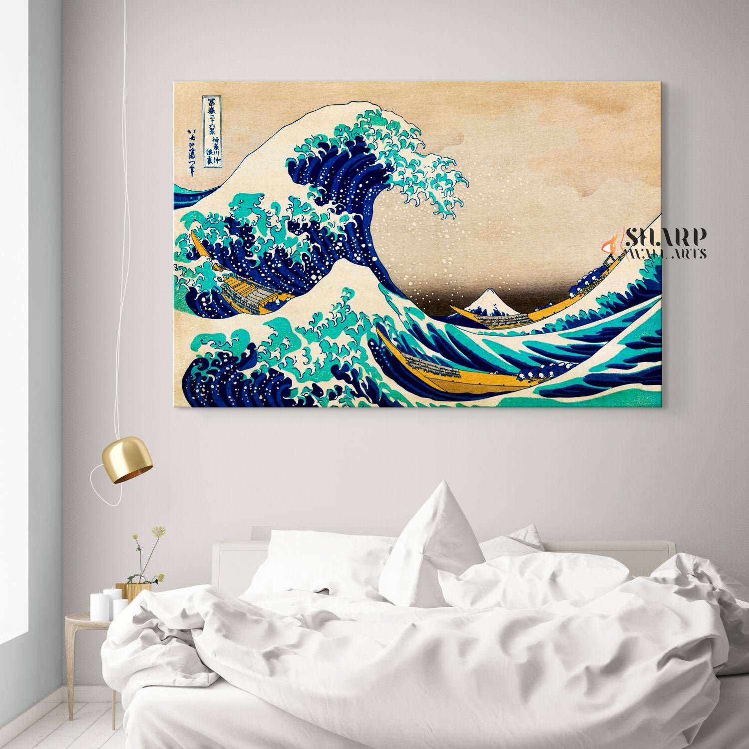 Katsushika Hokusai The Great Wave Off Kanagawa Canvas Wall Art