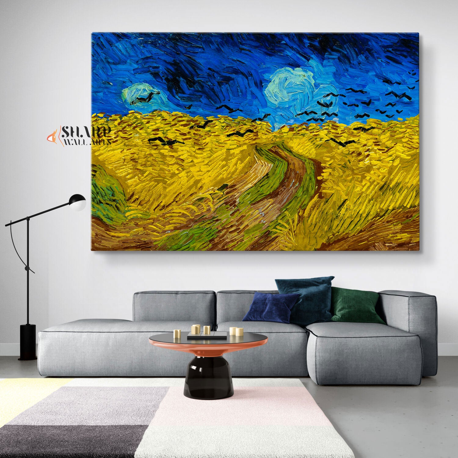 Vincent van Gogh Wheatfield with Crows Canvas Wall Art