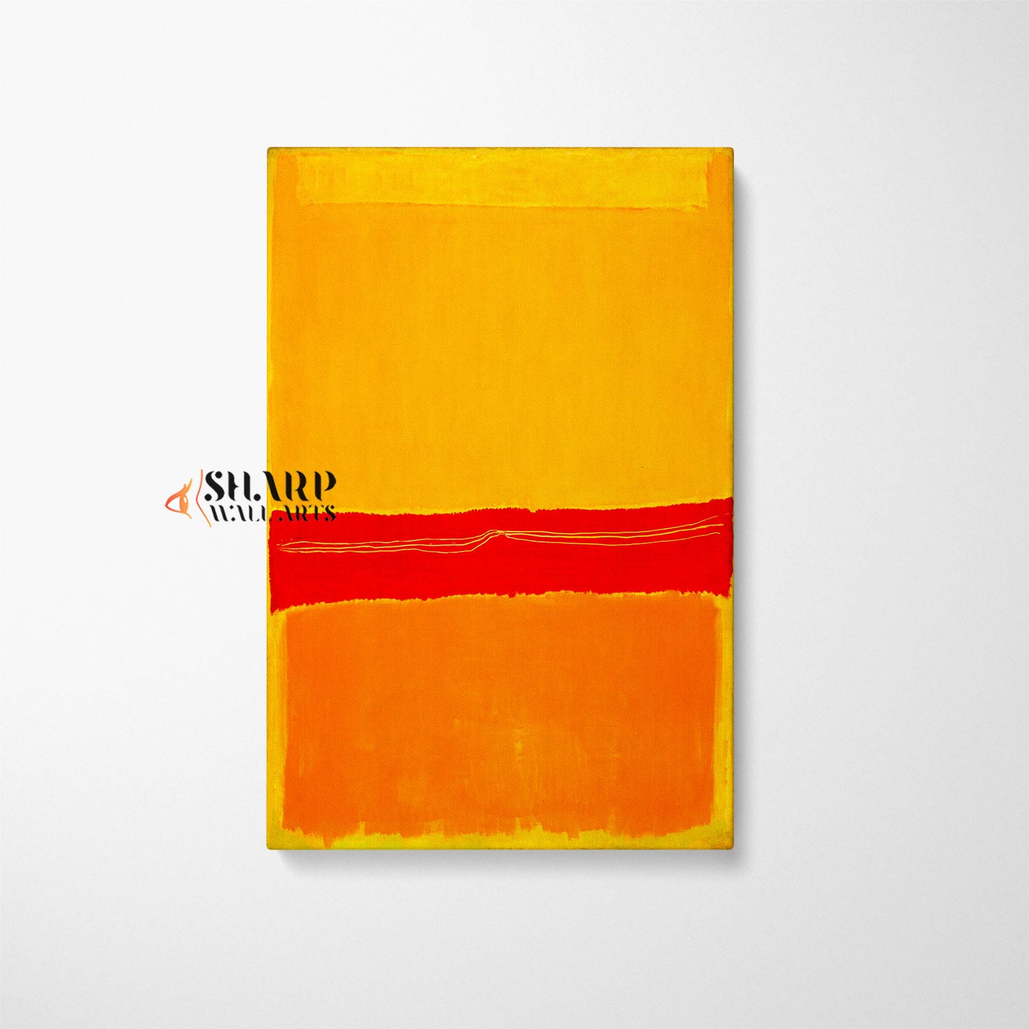 Mark Rothko Yellow And Orange Canvas Wall Art