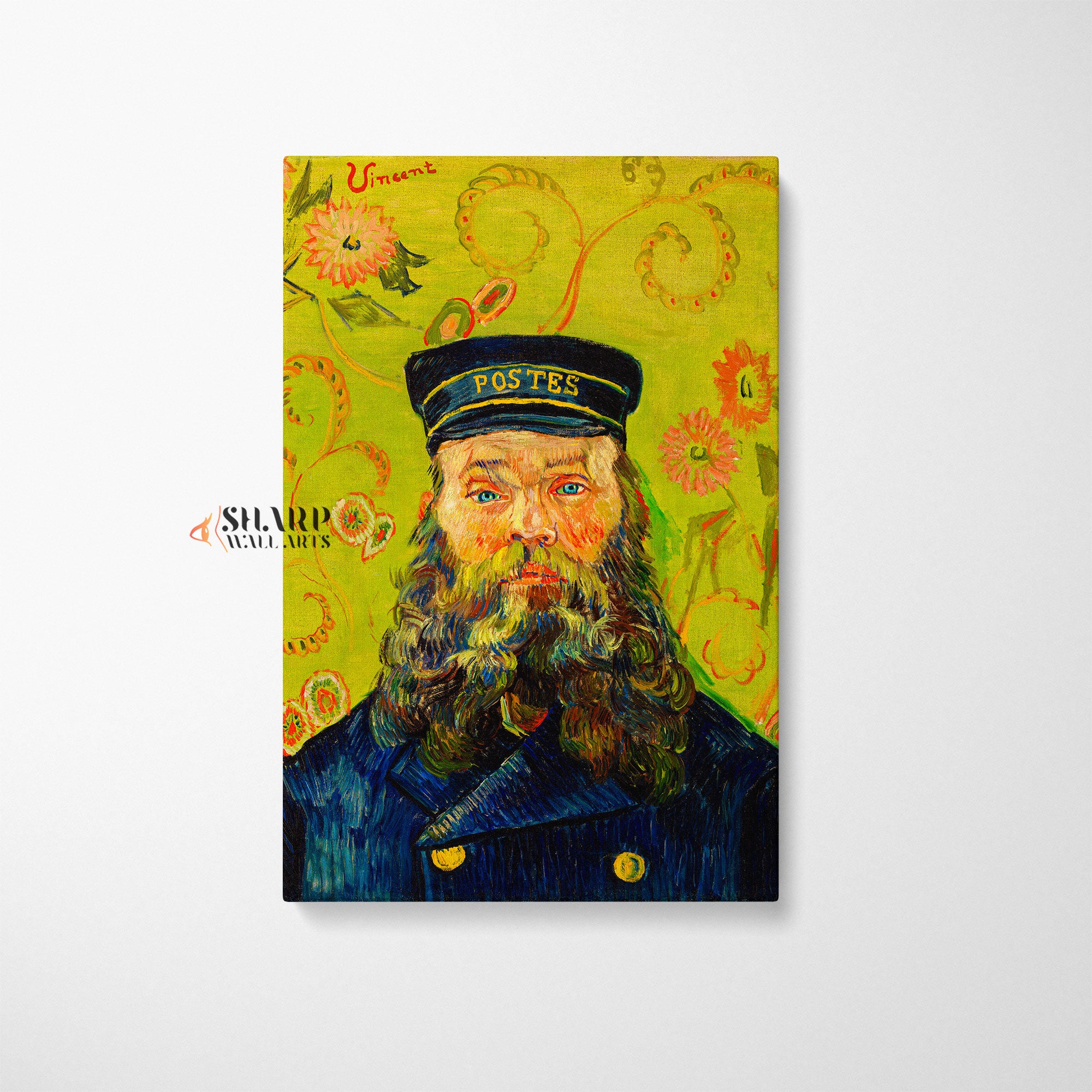 Vincent van Gogh Postman Canvas Wall Art