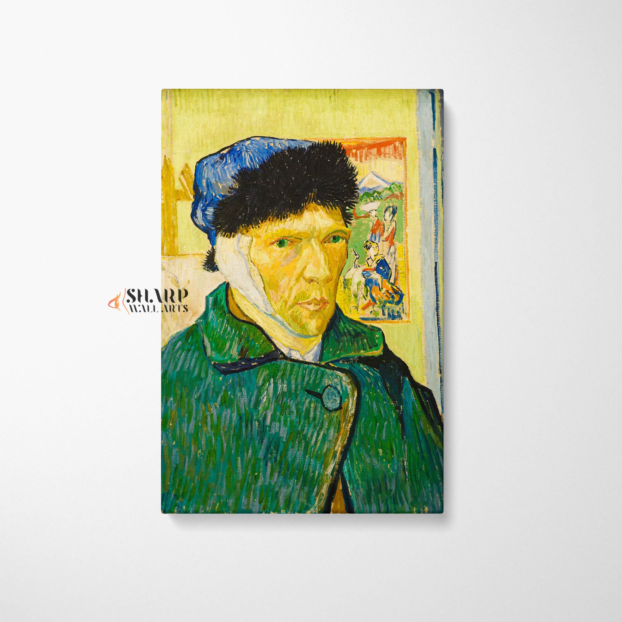 Vincent van Gogh Self-Portrait With Bandaged Ear Canvas Wall Art