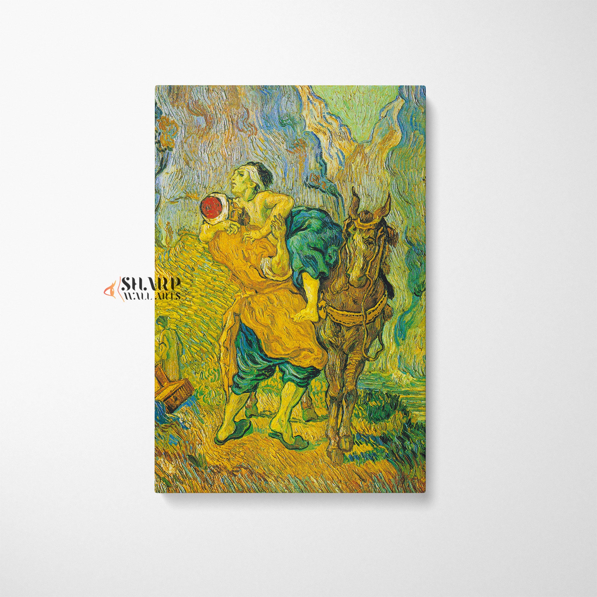 Vincent van Gogh The Good Samaritan Canvas Wall Art