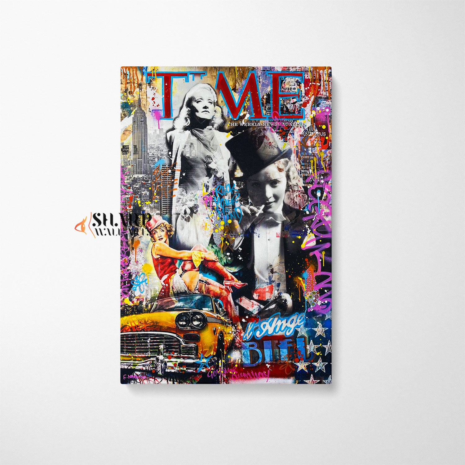 Famous New York Cover Magazine Canvas Wall Art