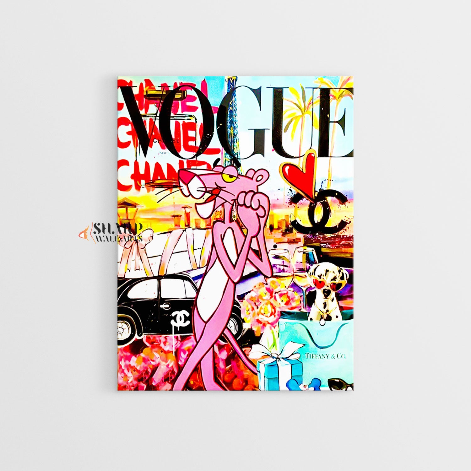 Vogue Is My Love Canvas Wall Art