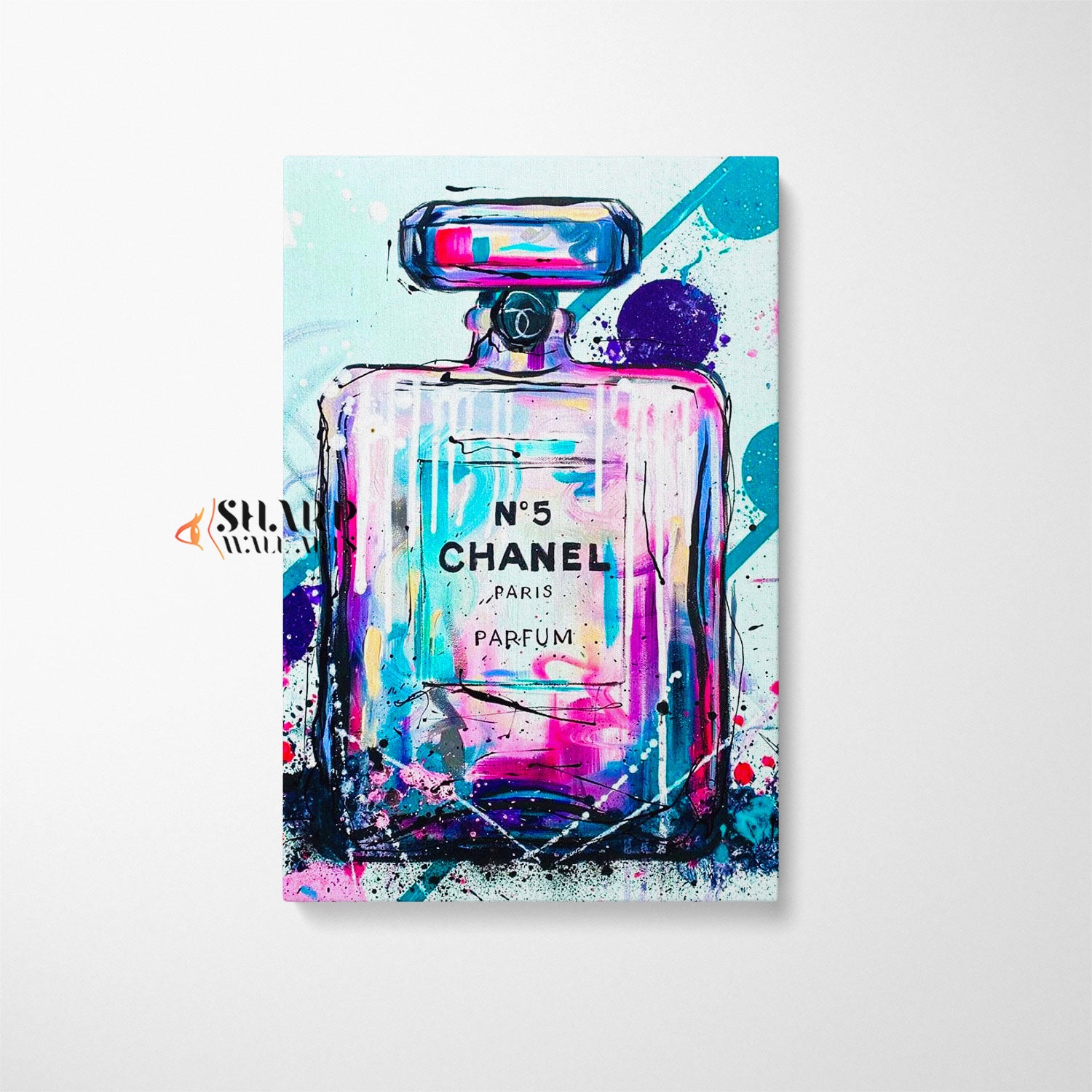 Chanel Perfume Bottle Canvas Wall Art