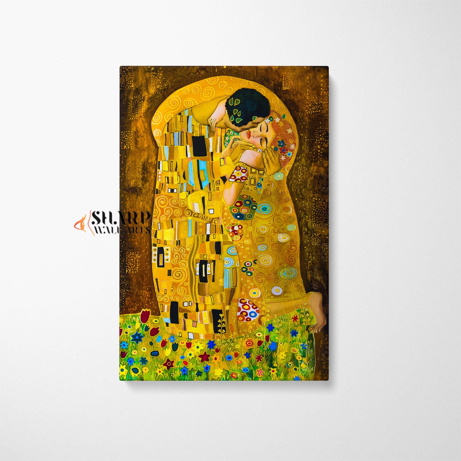 Gustav Klimt The Kiss Canvas Wall Art