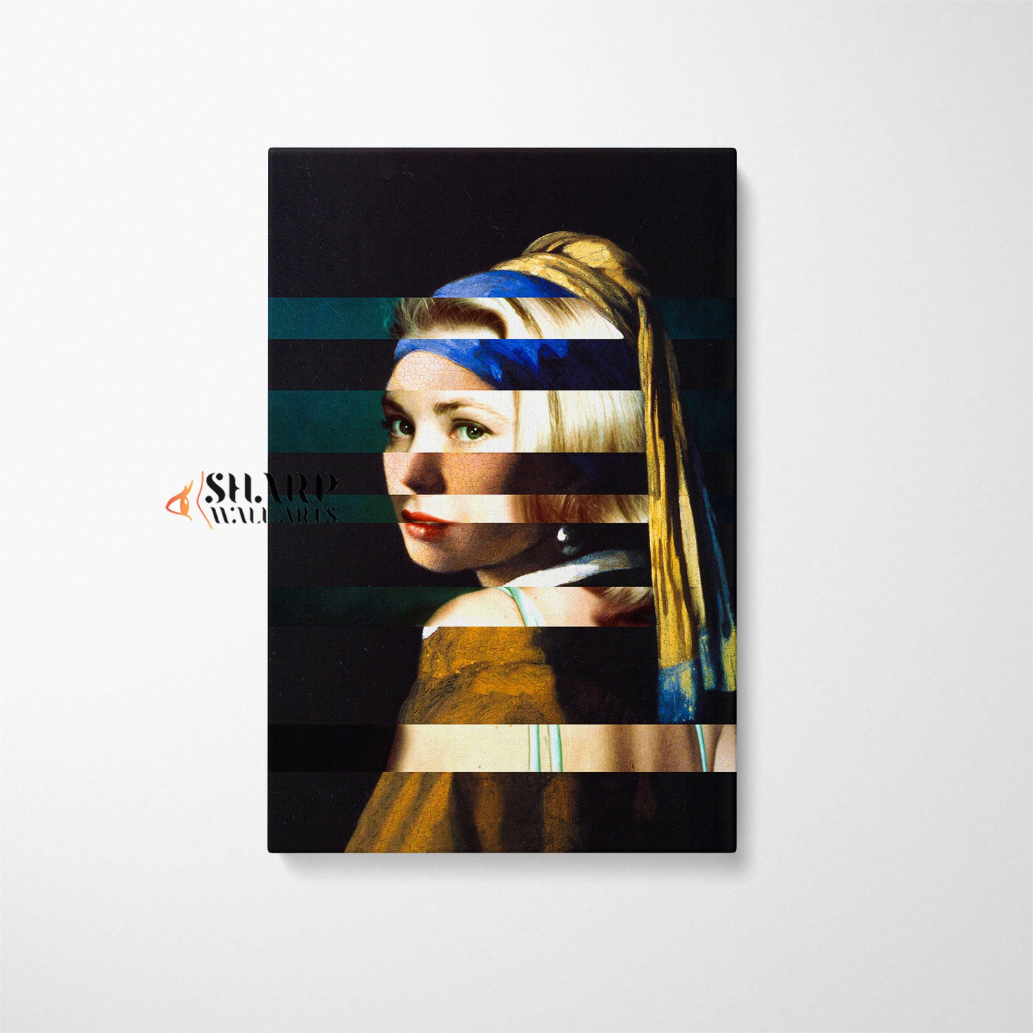Grace Kelly And Girl With A Pearl Earring Wall Art Canvas