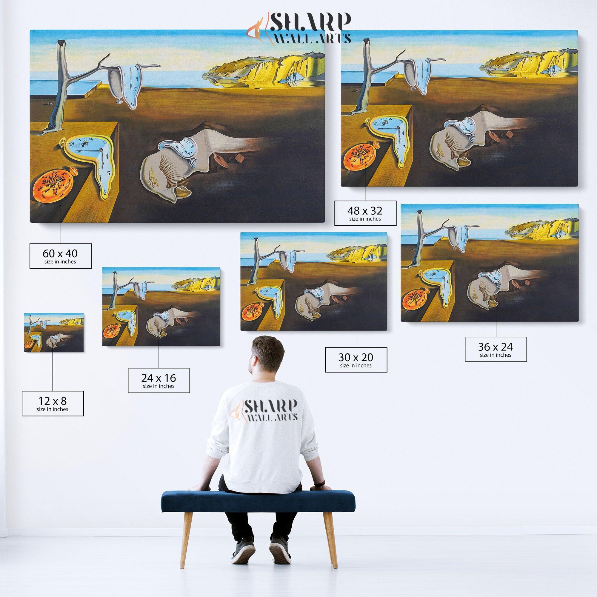 Salvador Dali - The Persistence Of Memory Canvas Wall Art - SharpWallArts