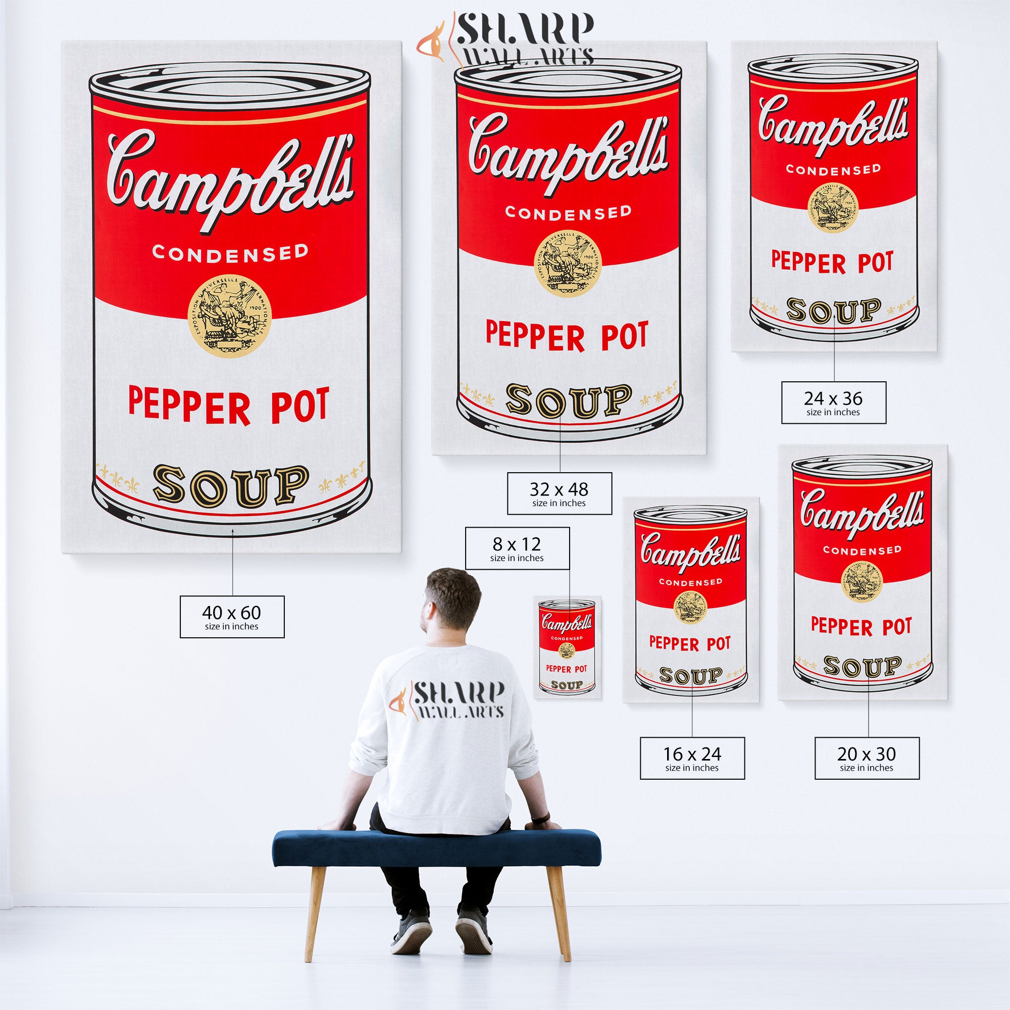 Banksy Campbell’s Soup Wall Art Canvas