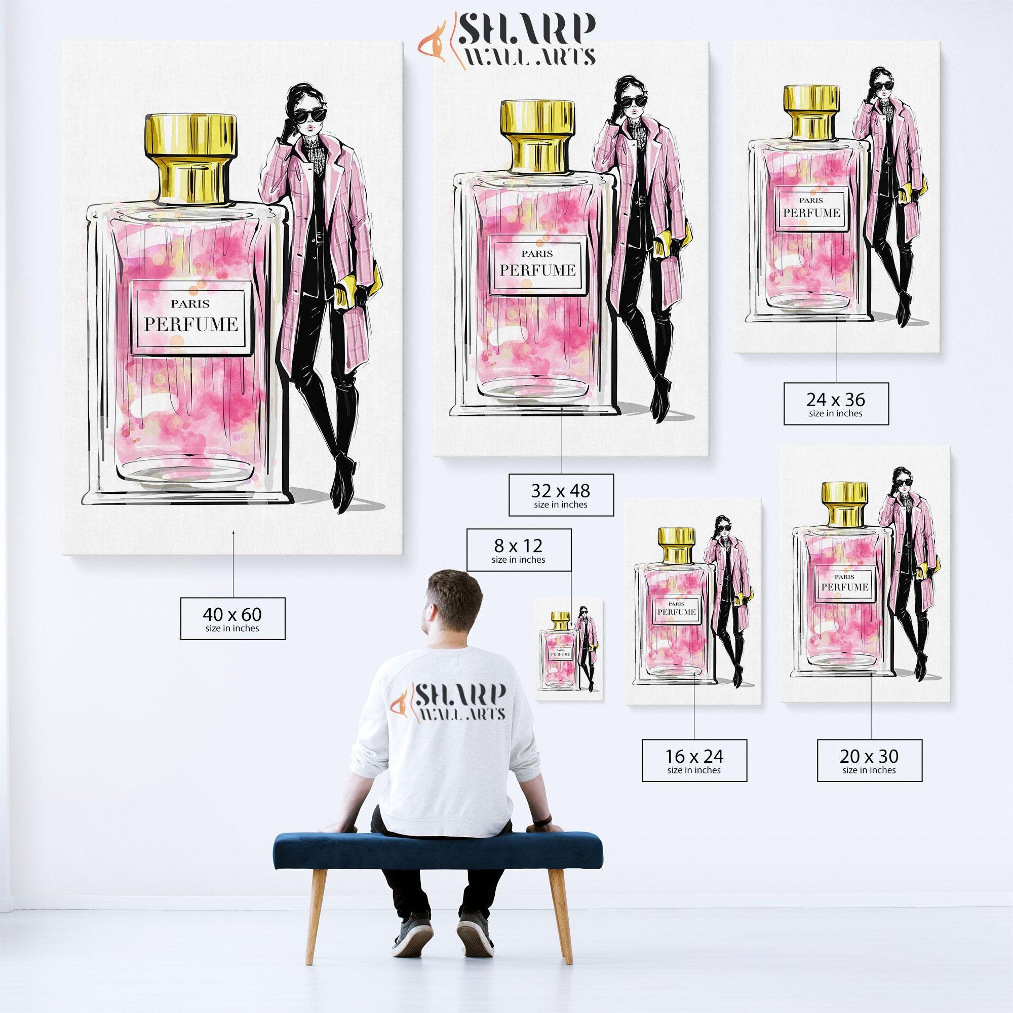 Paris Perfume - Fashion Wall Art Canvas - SharpWallArts