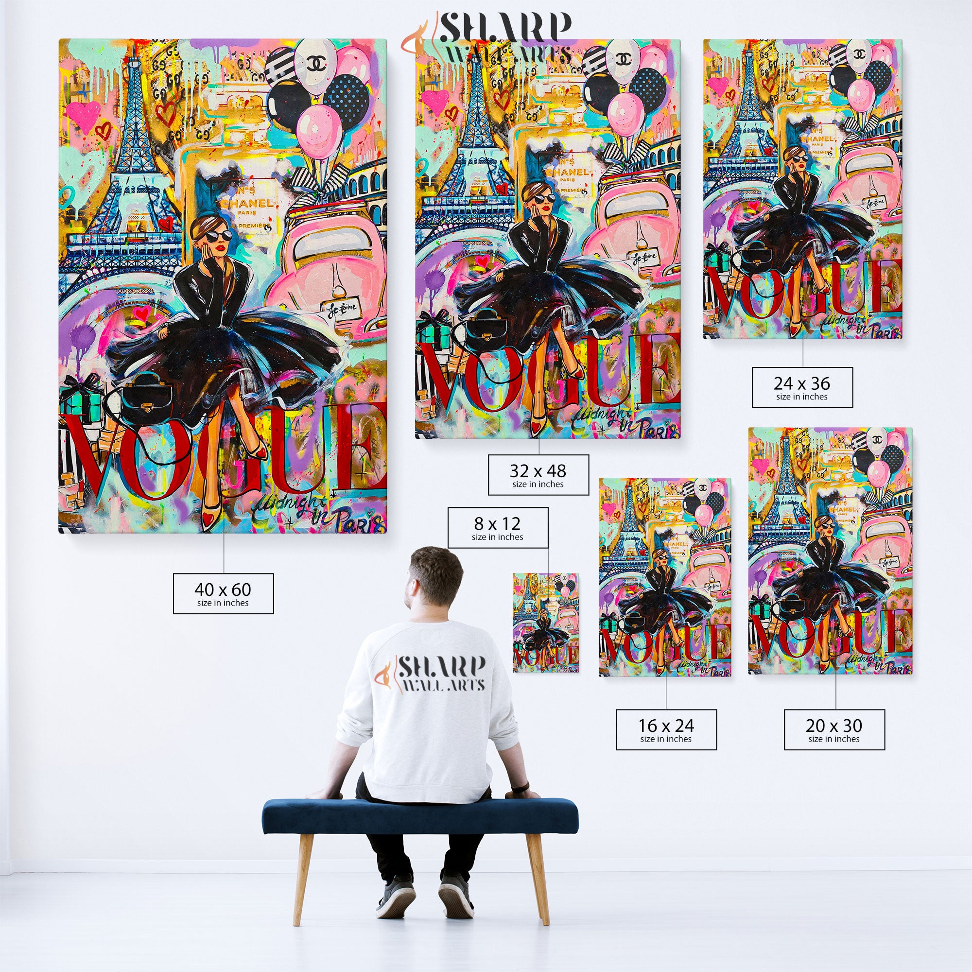 Paris Vogue Canvas Wall Art