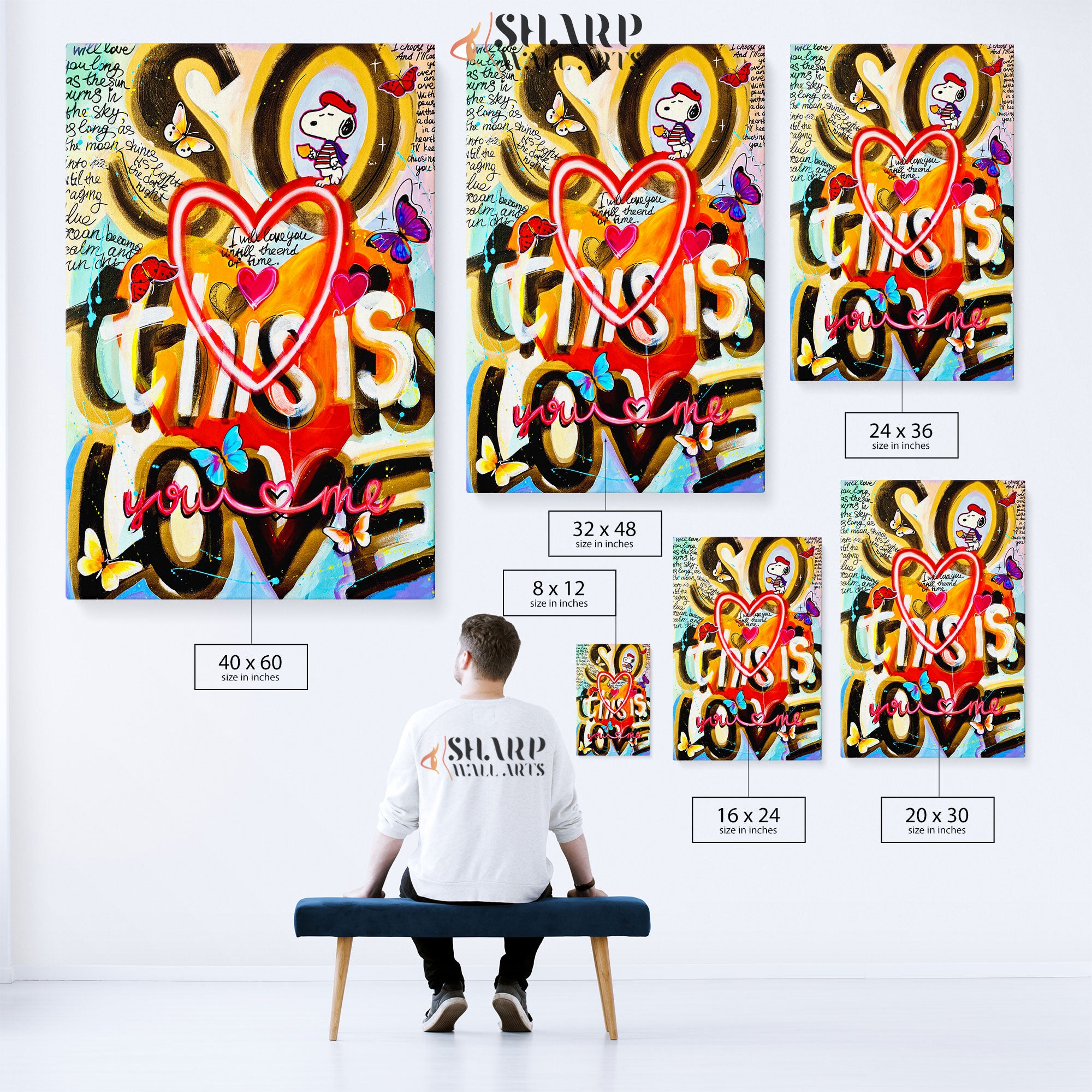 So This Is Love Canvas Wall Art