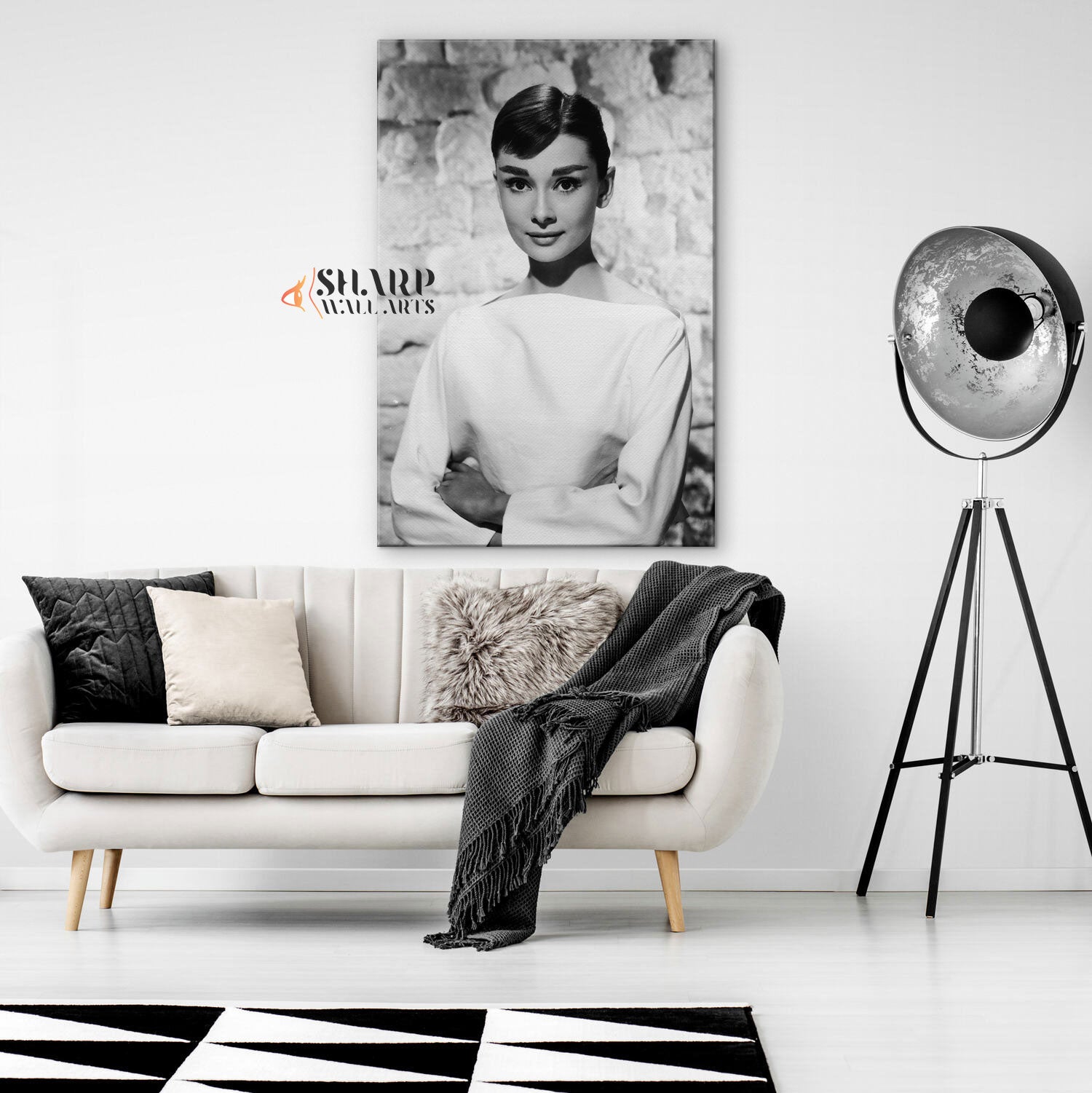 Audrey Hepburn Vintage Canvas Wall Art