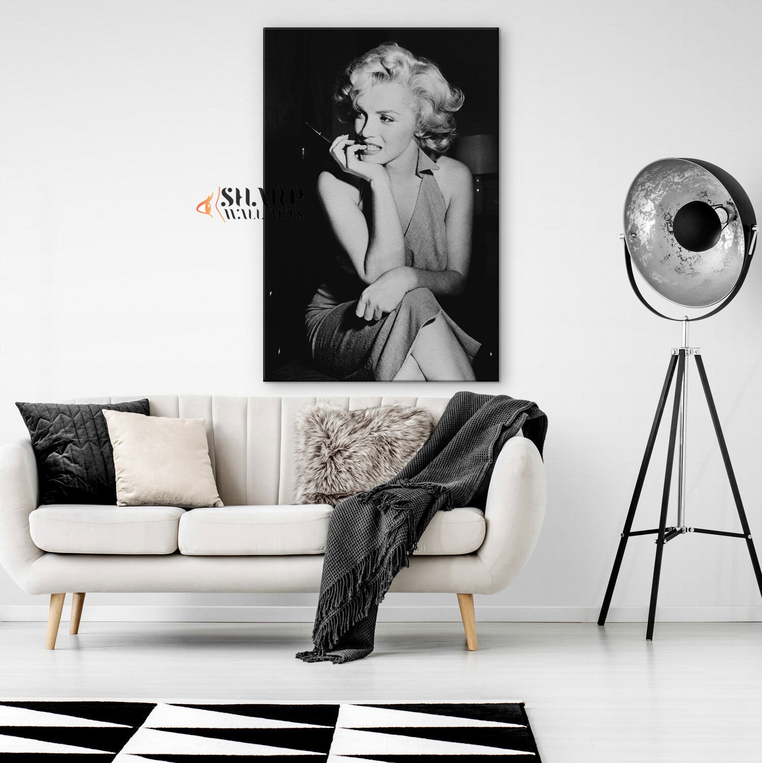 Marilyn Monroe Famous Photo Wall Art Canvas