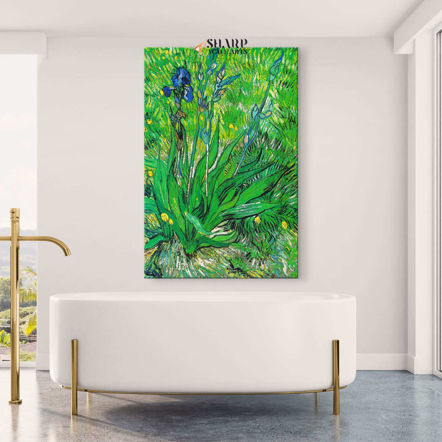 Vincent Van Gogh Iris Canvas Wall Art