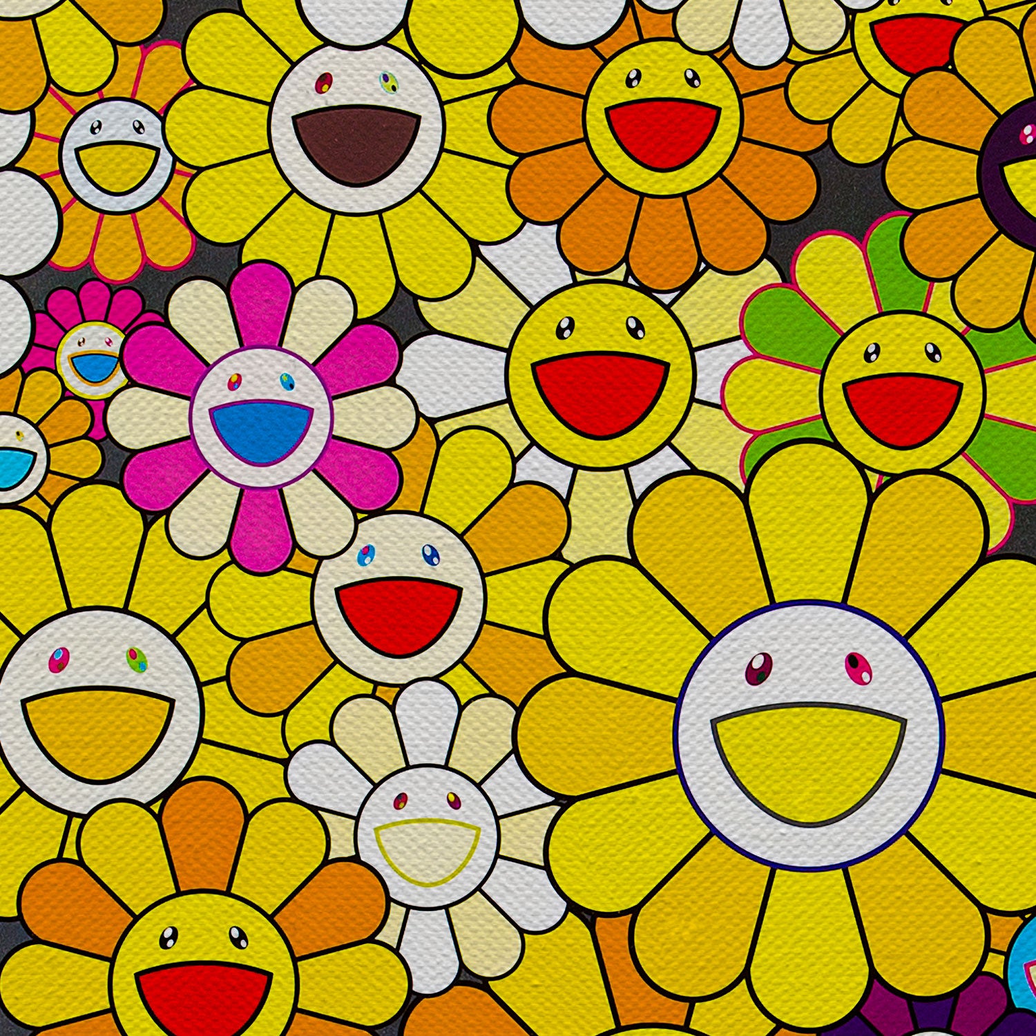 Happy Sunflower Canvas Art