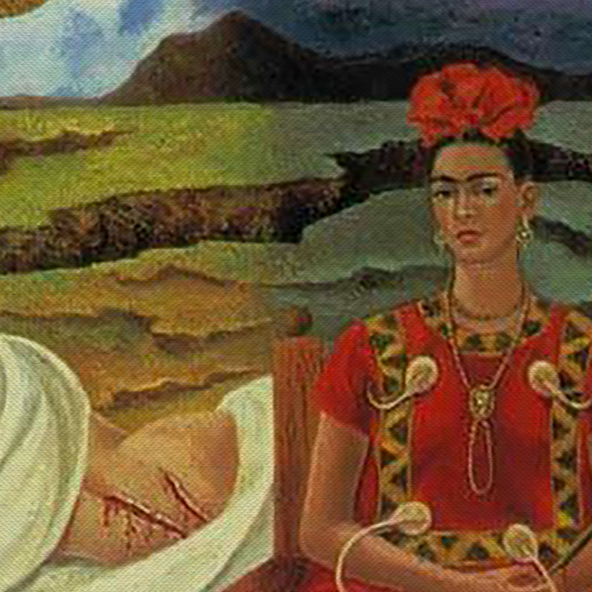Frida Kahlo Tree Of Hope Canvas Wall Art
