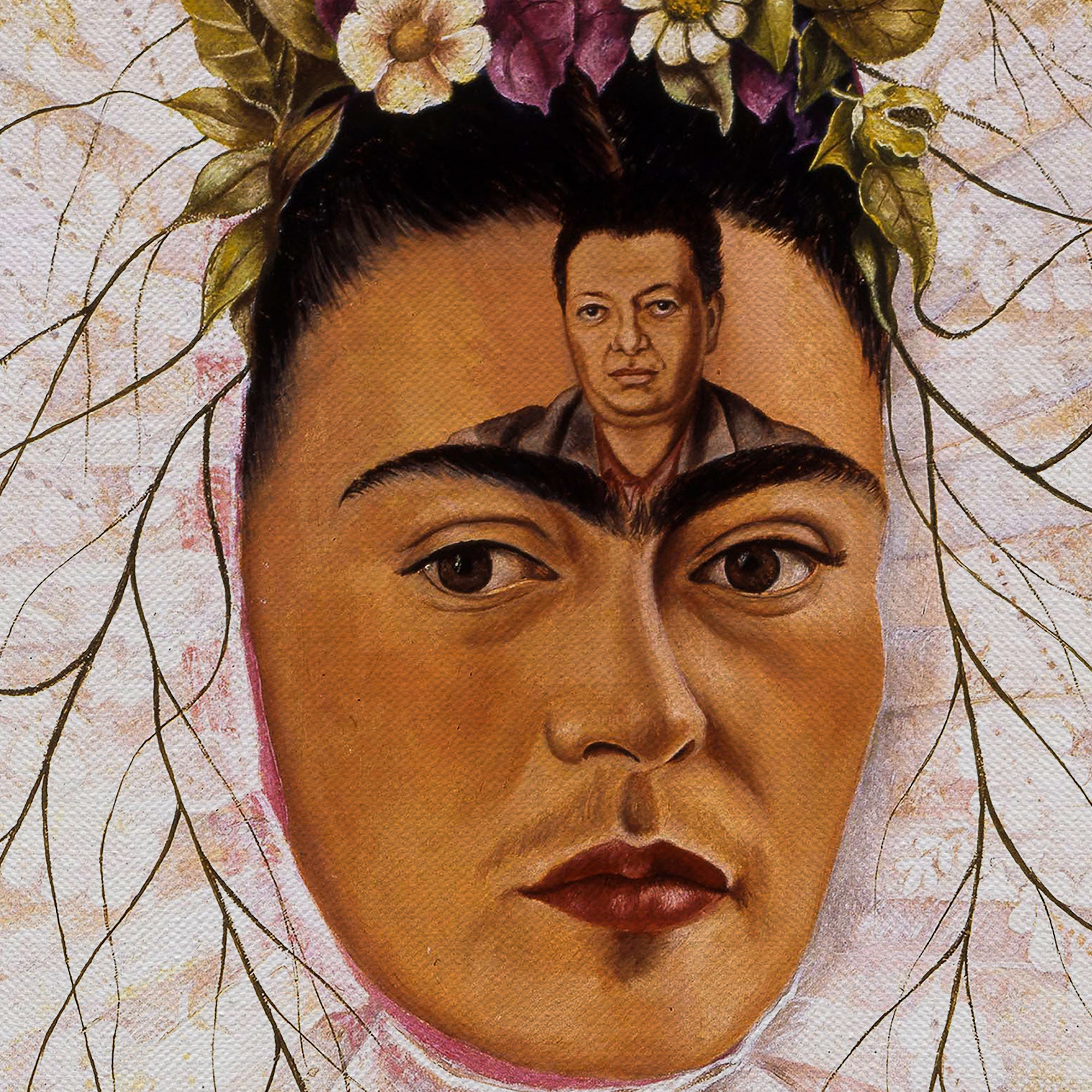 Frida Kahlo The Catholic Canvas Wall Art