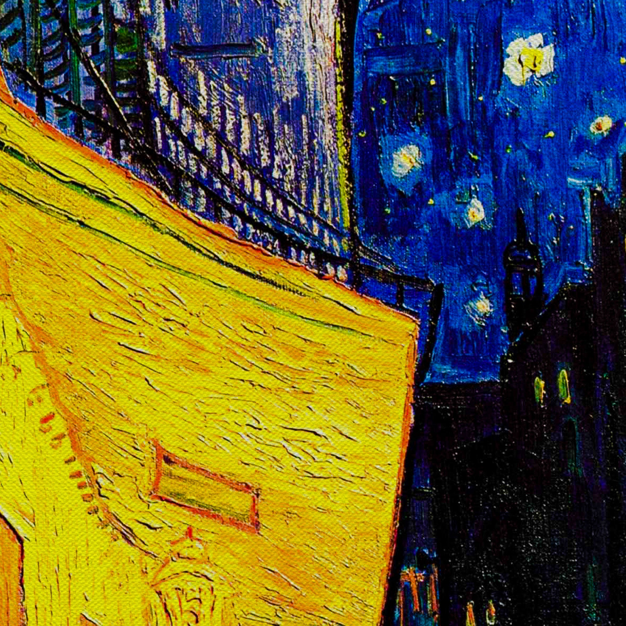Vincent van Gogh Cafe Terrace at Night Canvas Wall Art