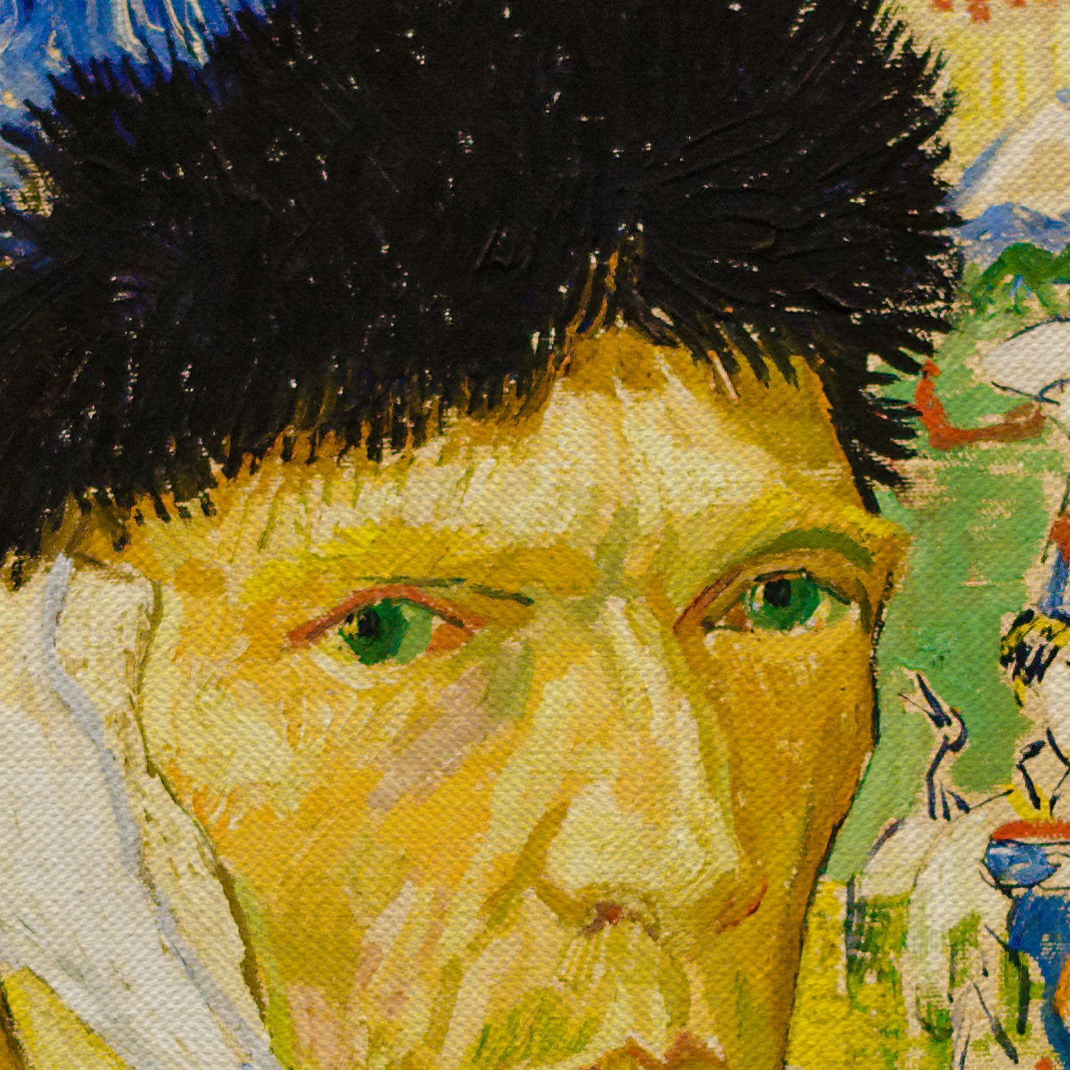 Vincent van Gogh Self-Portrait With Bandaged Ear Canvas Wall Art