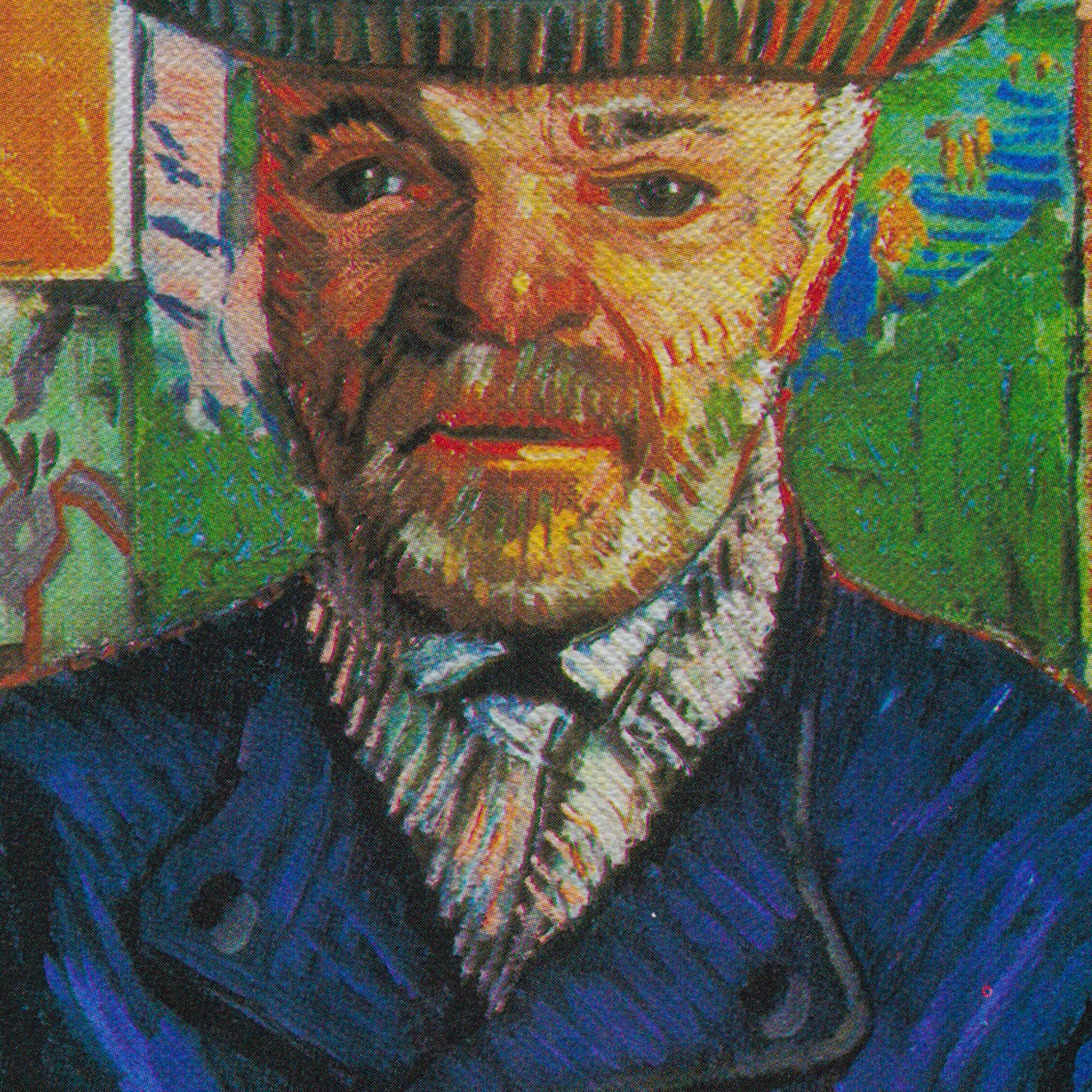 Vincent van Gogh Portrait Of Père Tanguy Canvas Wall Art