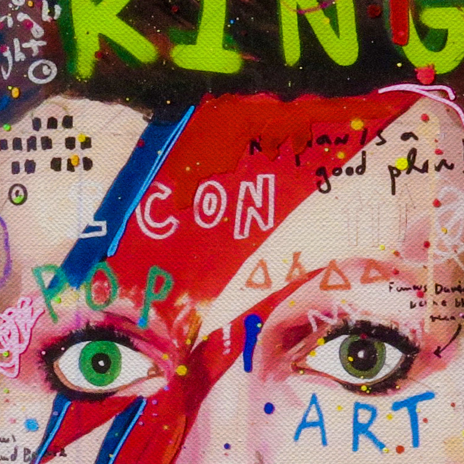 Bowie Rock King Street Canvas Wall Art