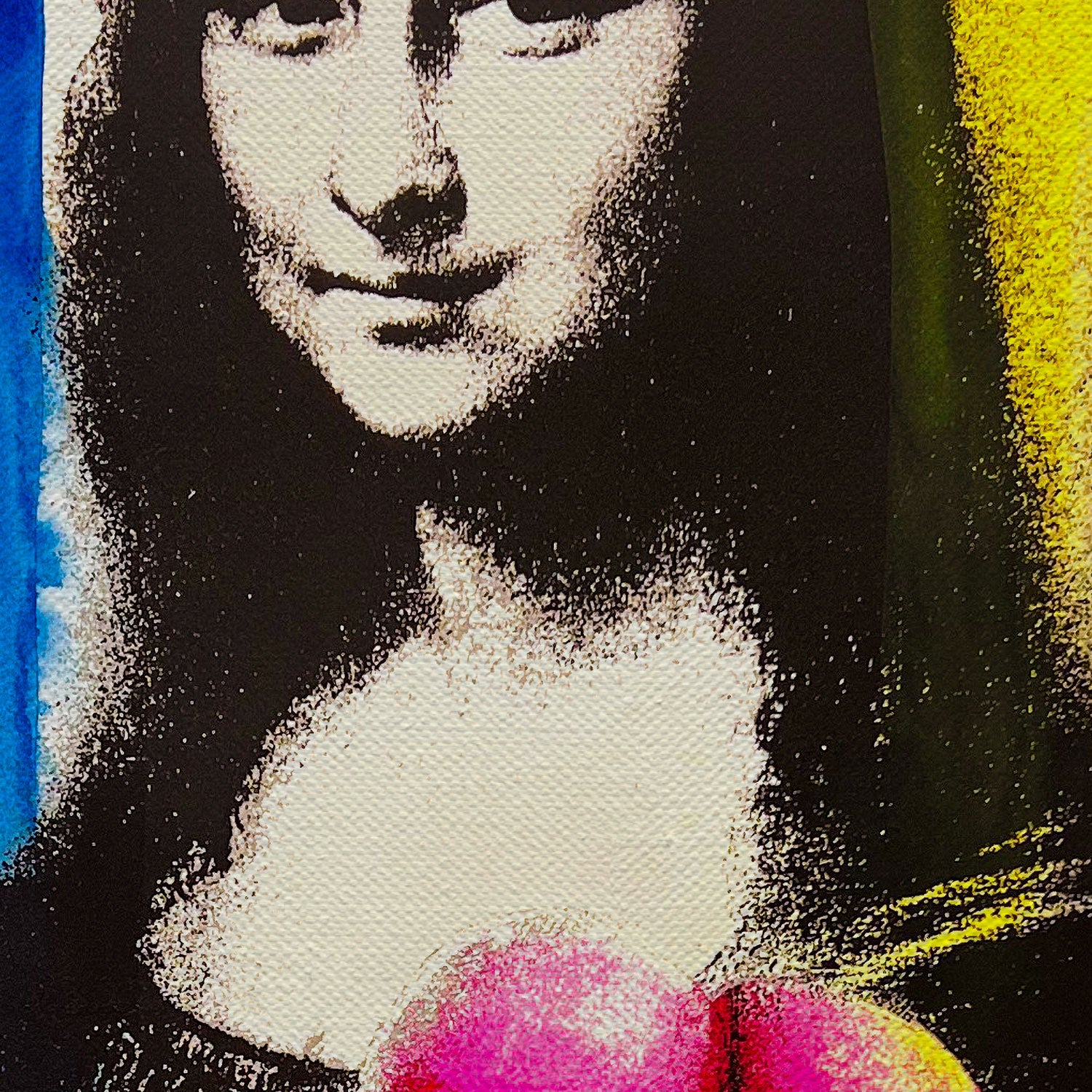 Mona Lisa With Balloon Dog Canvas Wall Art