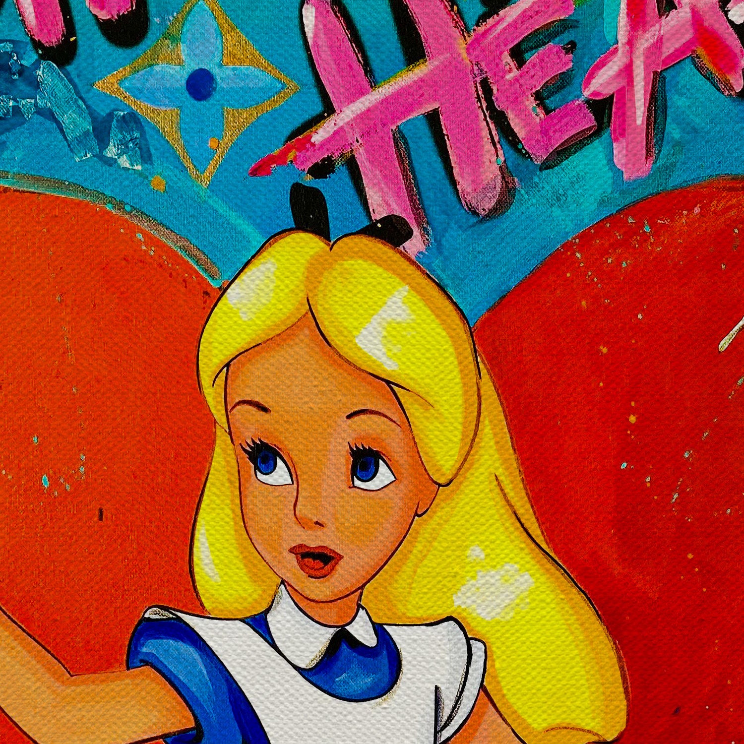 Alice Follow Your Heart Canvas Wall Art