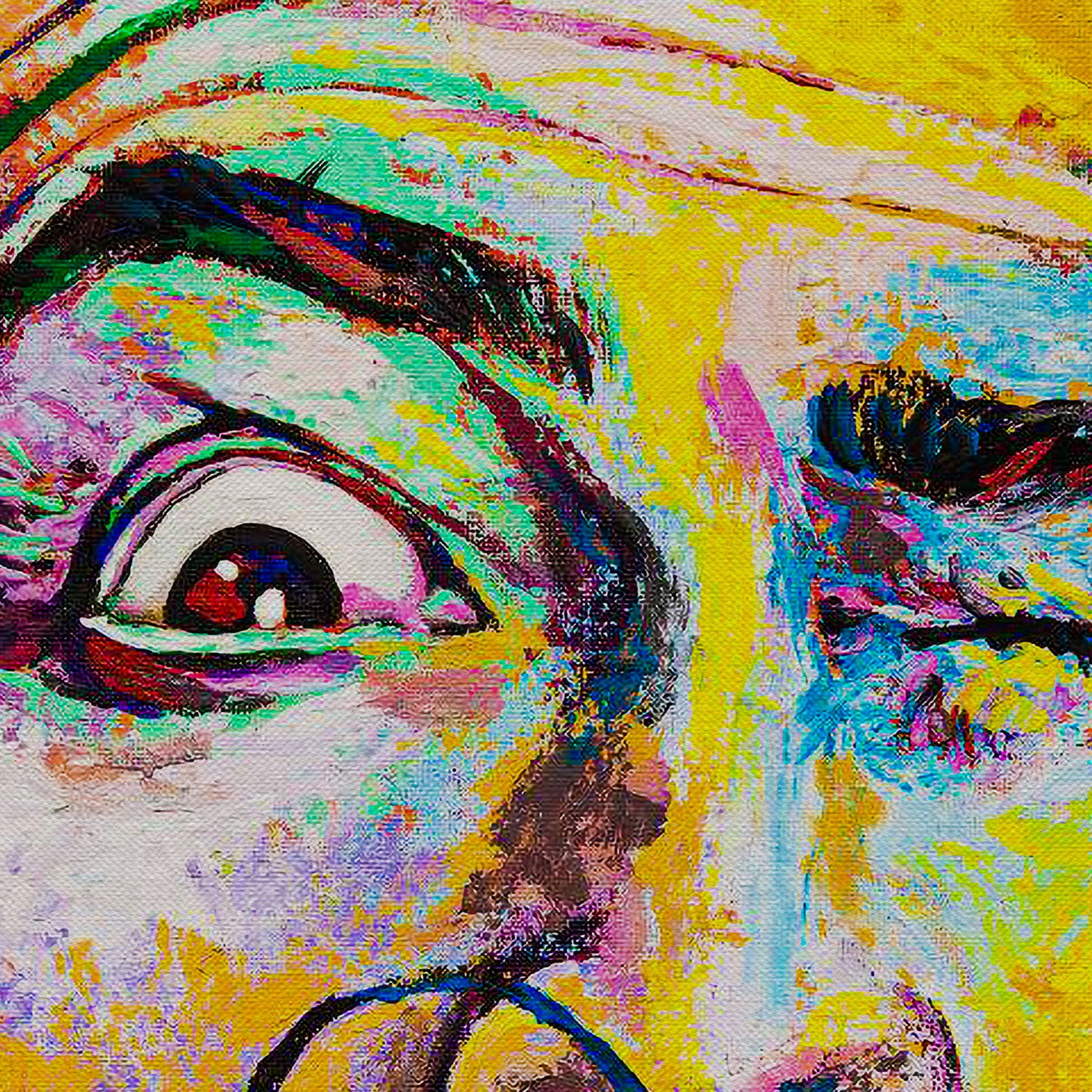 Salvador Dali Portrait Canvas Wall Art